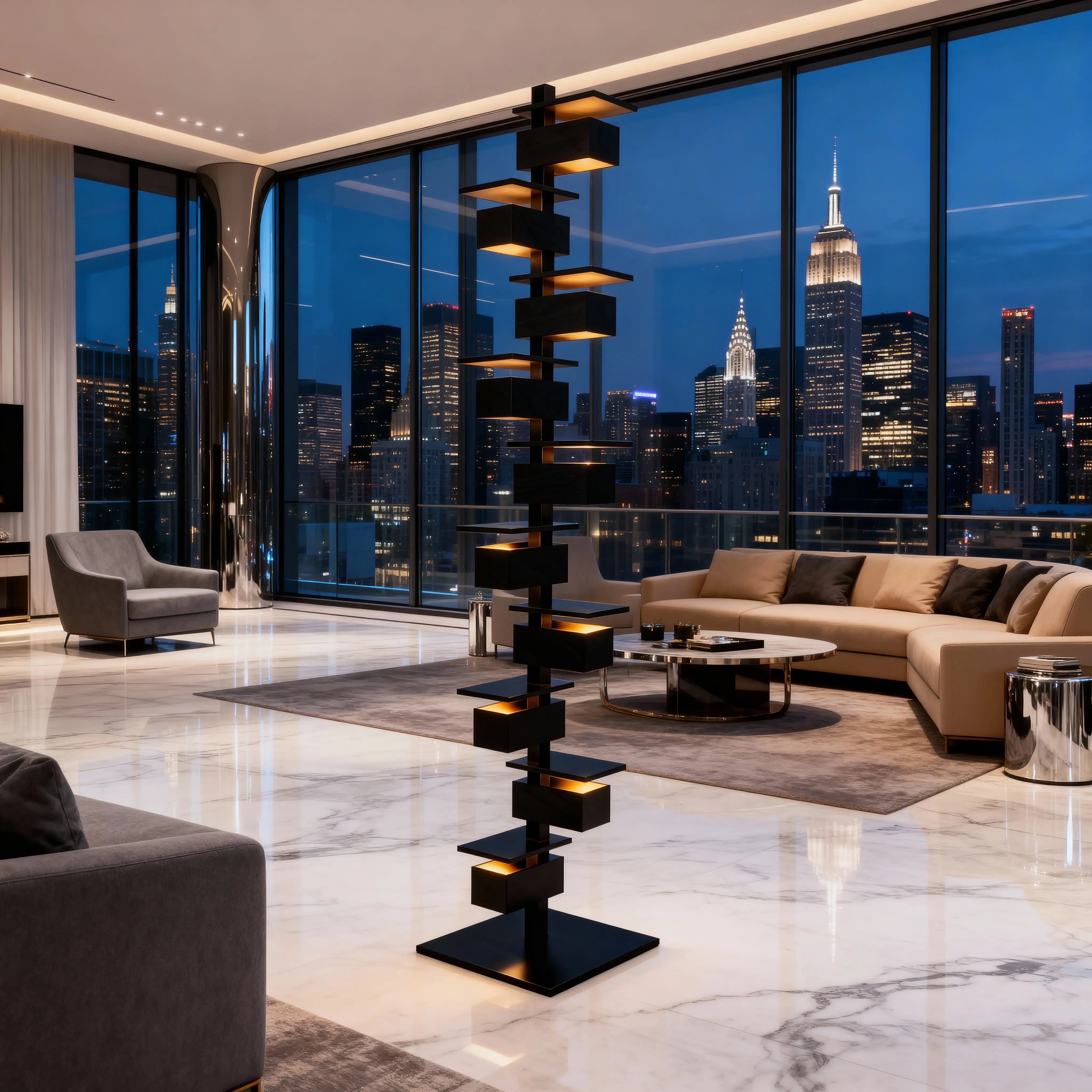 Jenga Lamp Lamp Interior Moderna