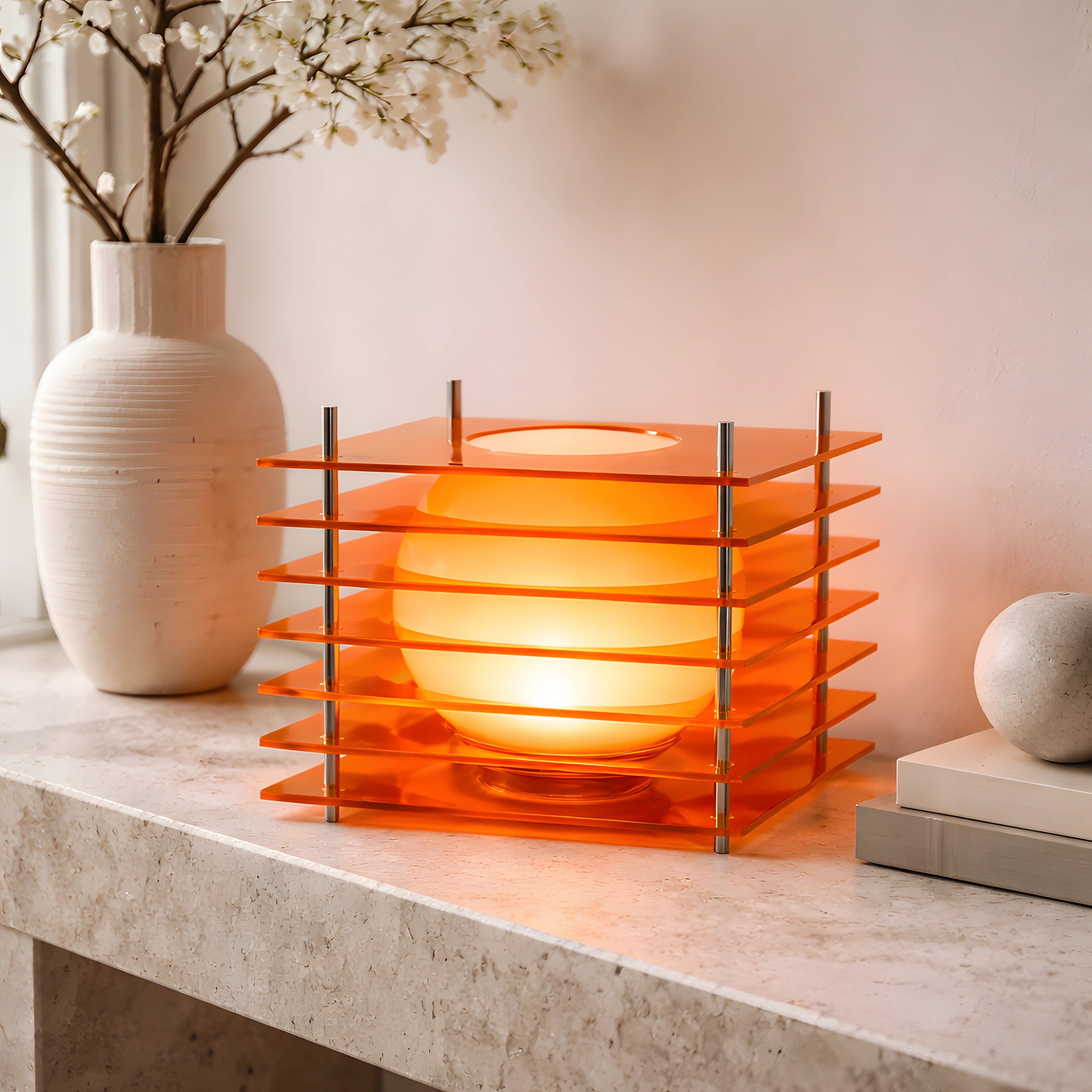 Luminex Cube Lamp Interior Moderna