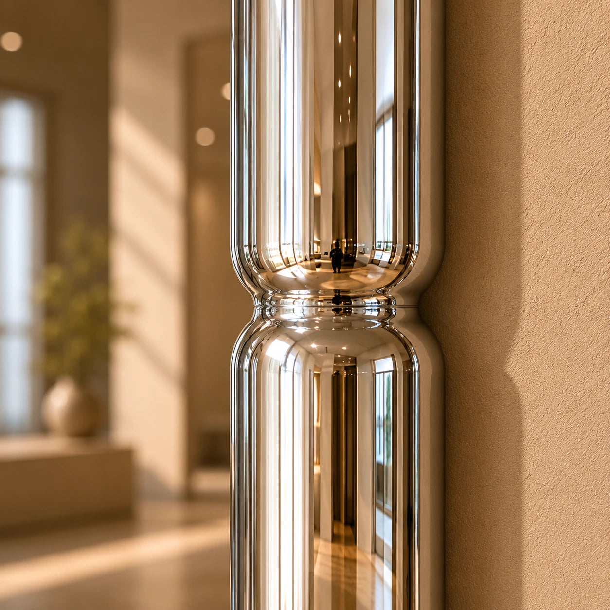 Chrome Capsule Mirror Mirrors Interior Moderna