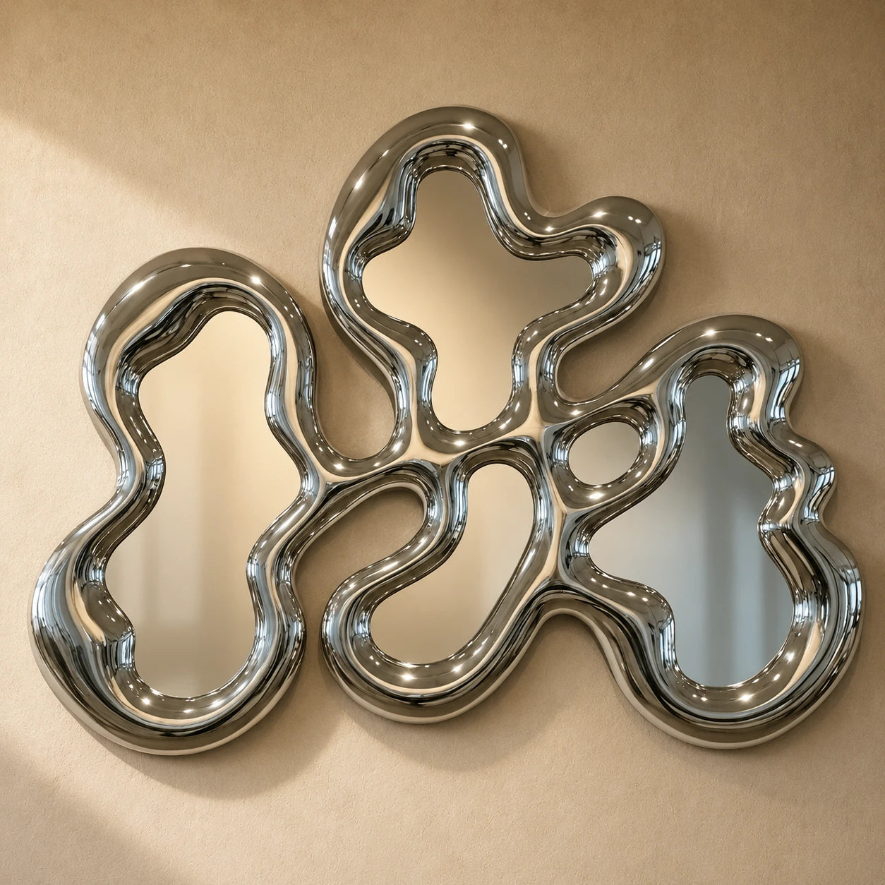 Isadora Mirror | Chrome Mirror Interior Moderna