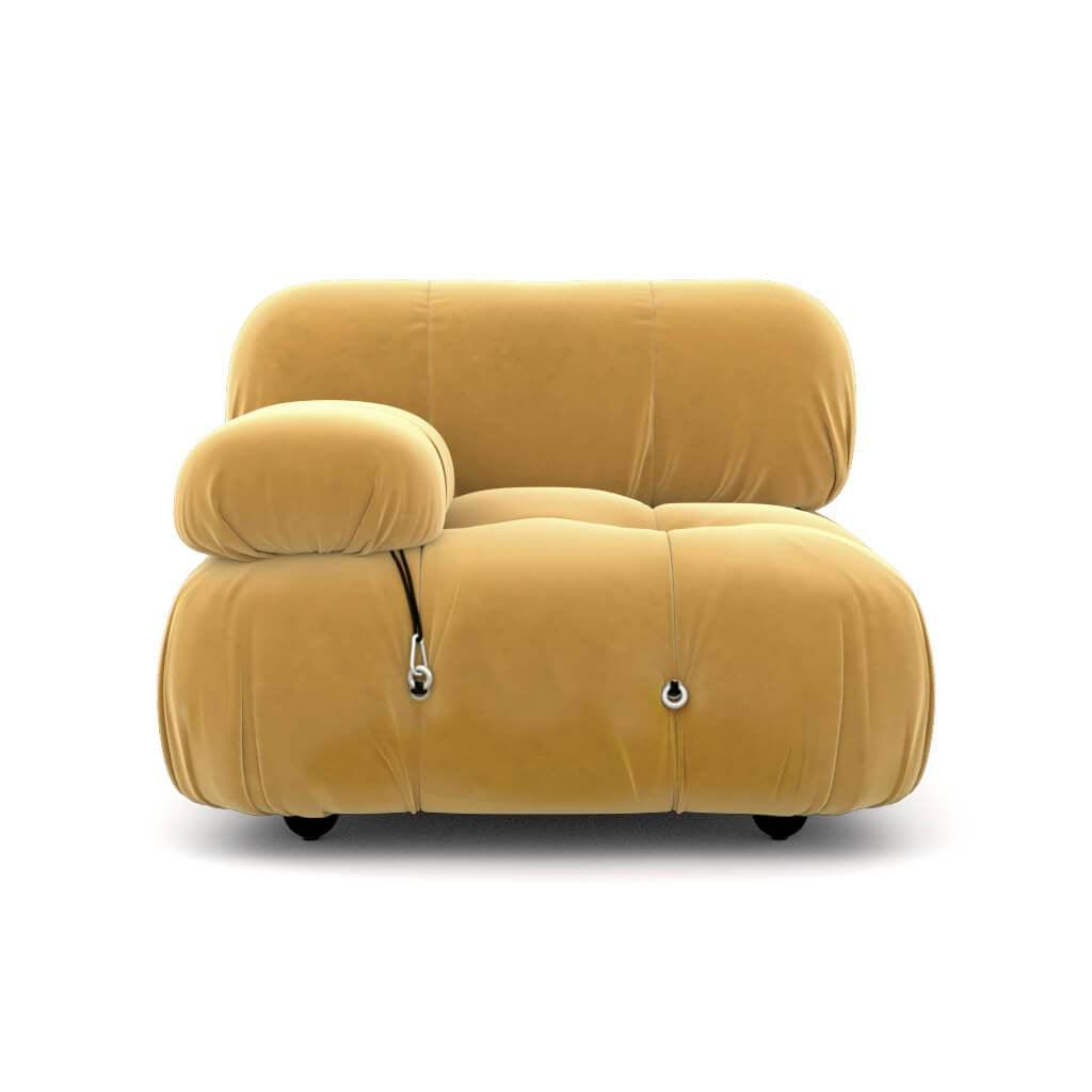 Mario Bellini Left/Right Armrest Module (Interchangeable) Sofa Interior Moderna
