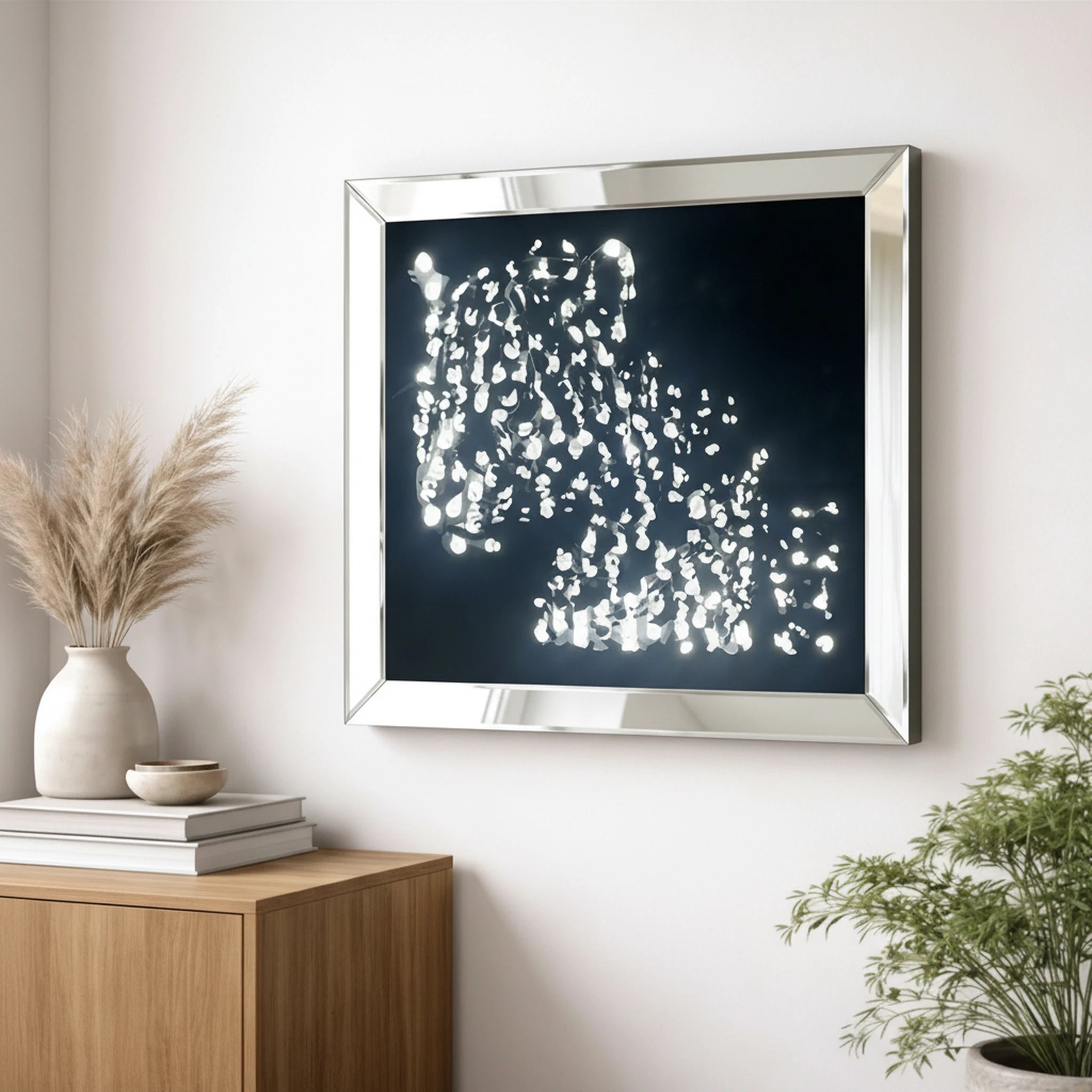 Midnight Leopard Wall Art Interior Moderna