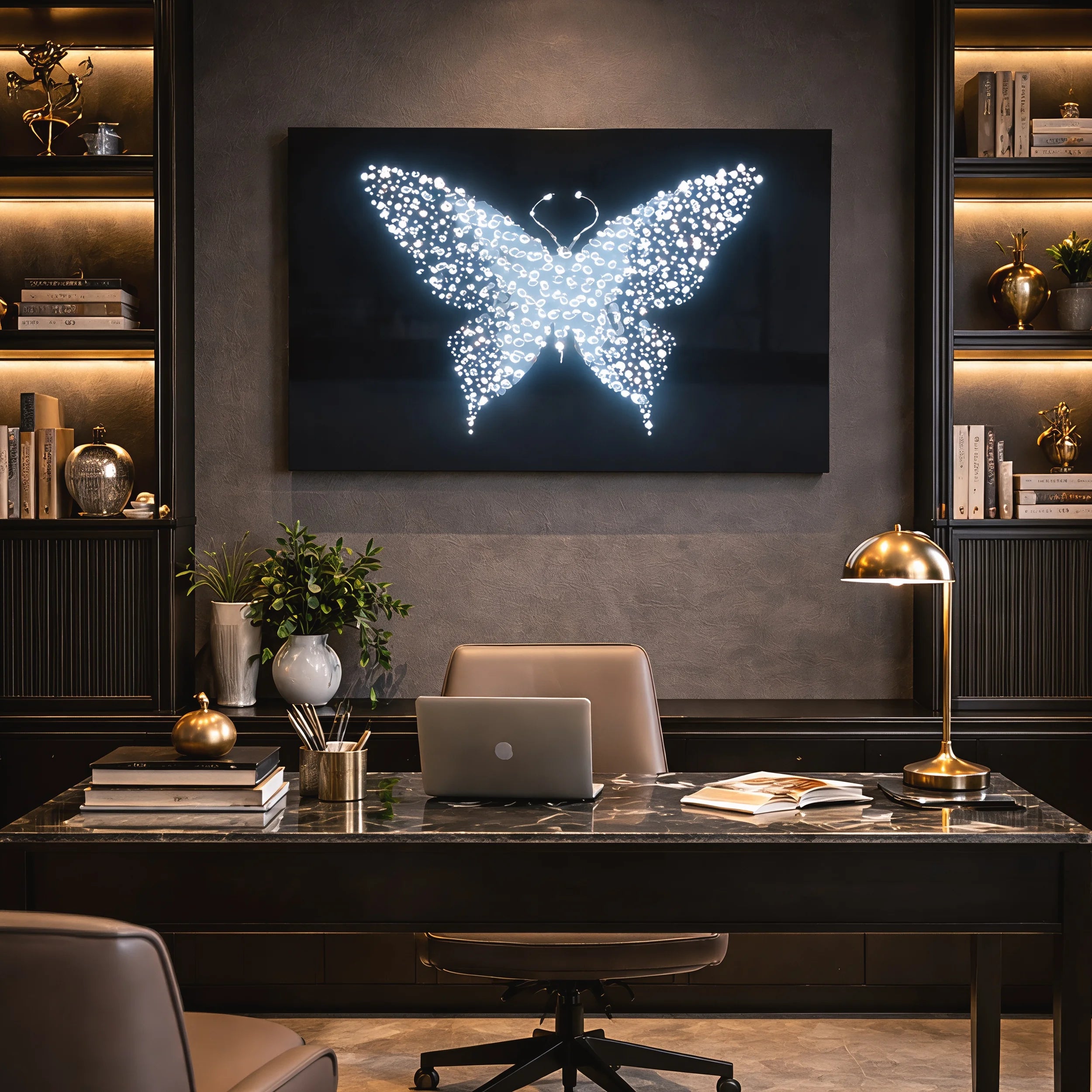 Midnight Metamorphosis Wall Art Interior Moderna