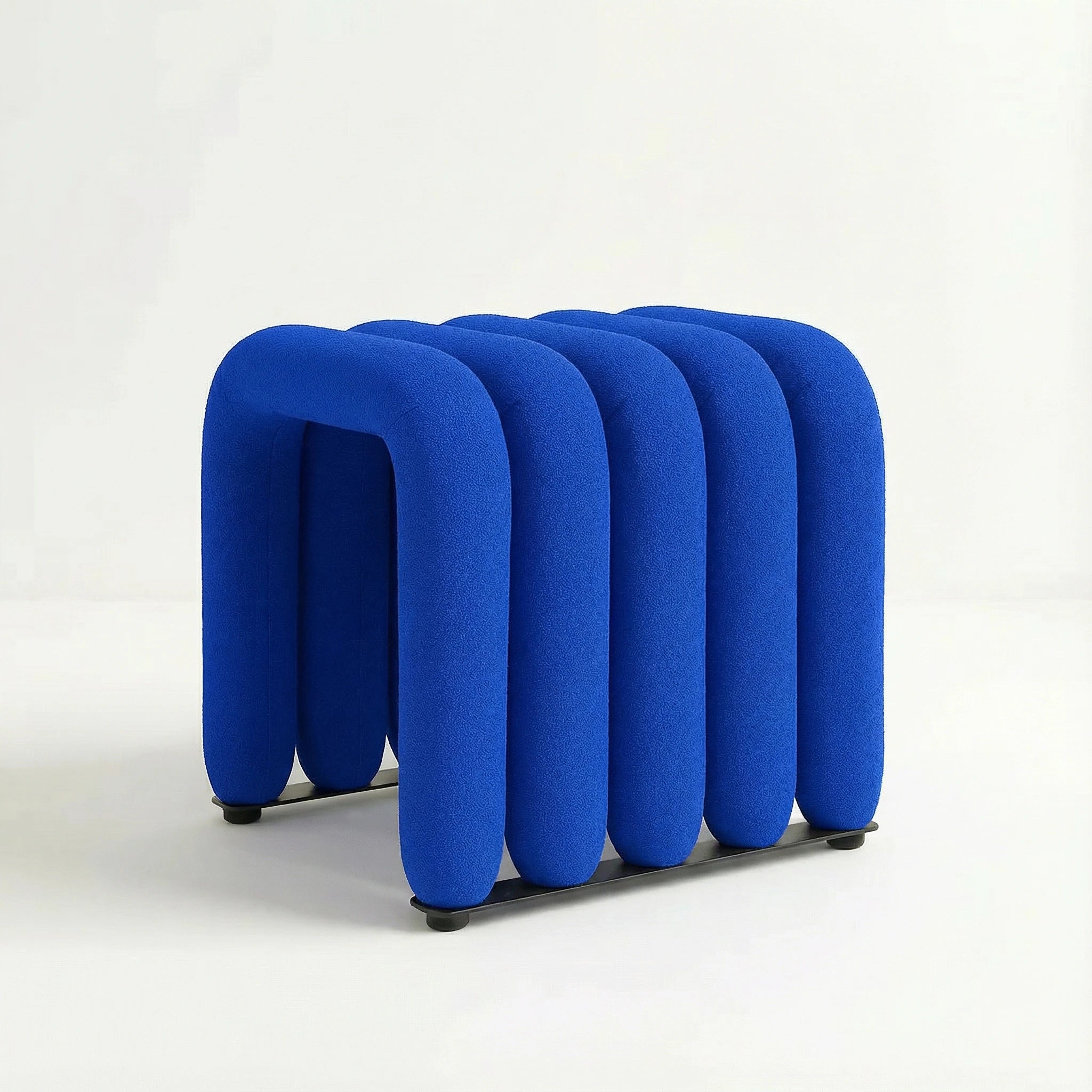 Noodle Pipe Stool Chair Interior Moderna Blue