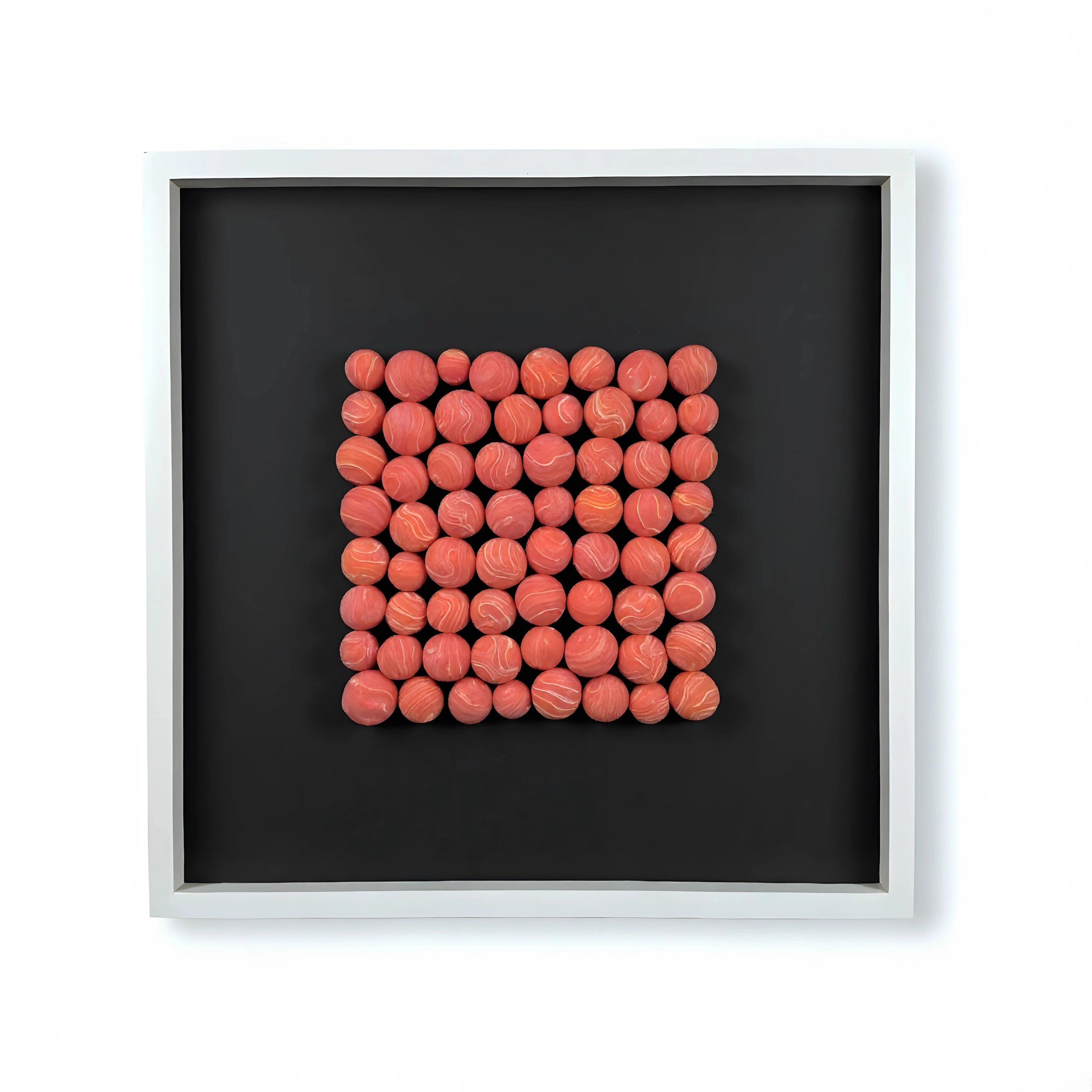 Orange Haze Bubble Cluster Wall Art Jianzhi Default Title