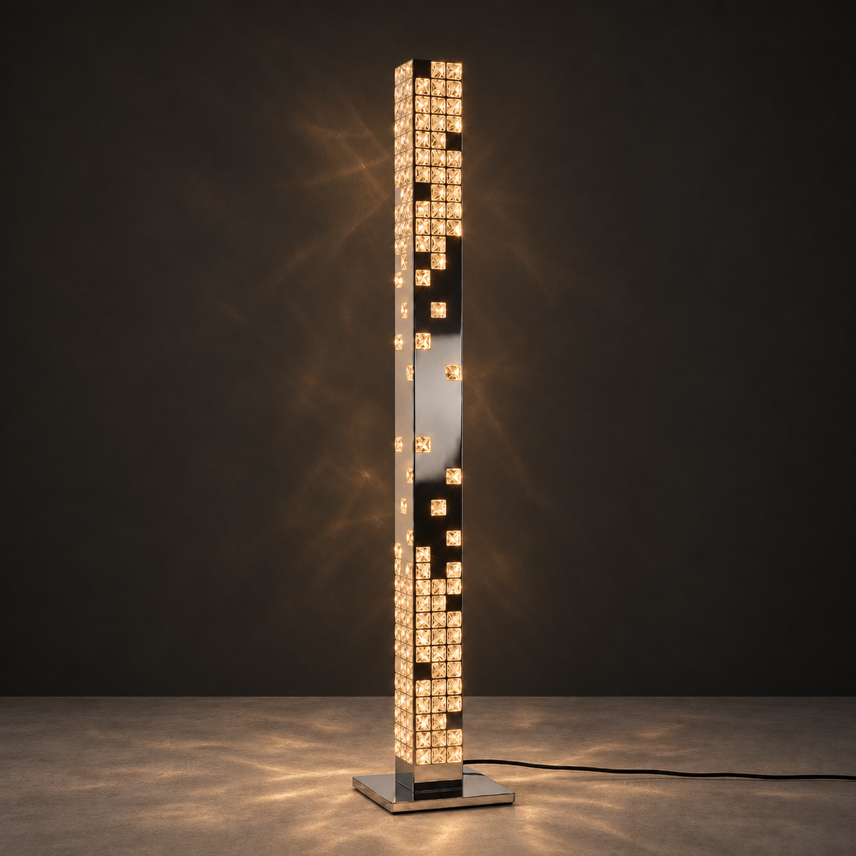 Chrome Orion Lamp Lamp Interior Moderna New