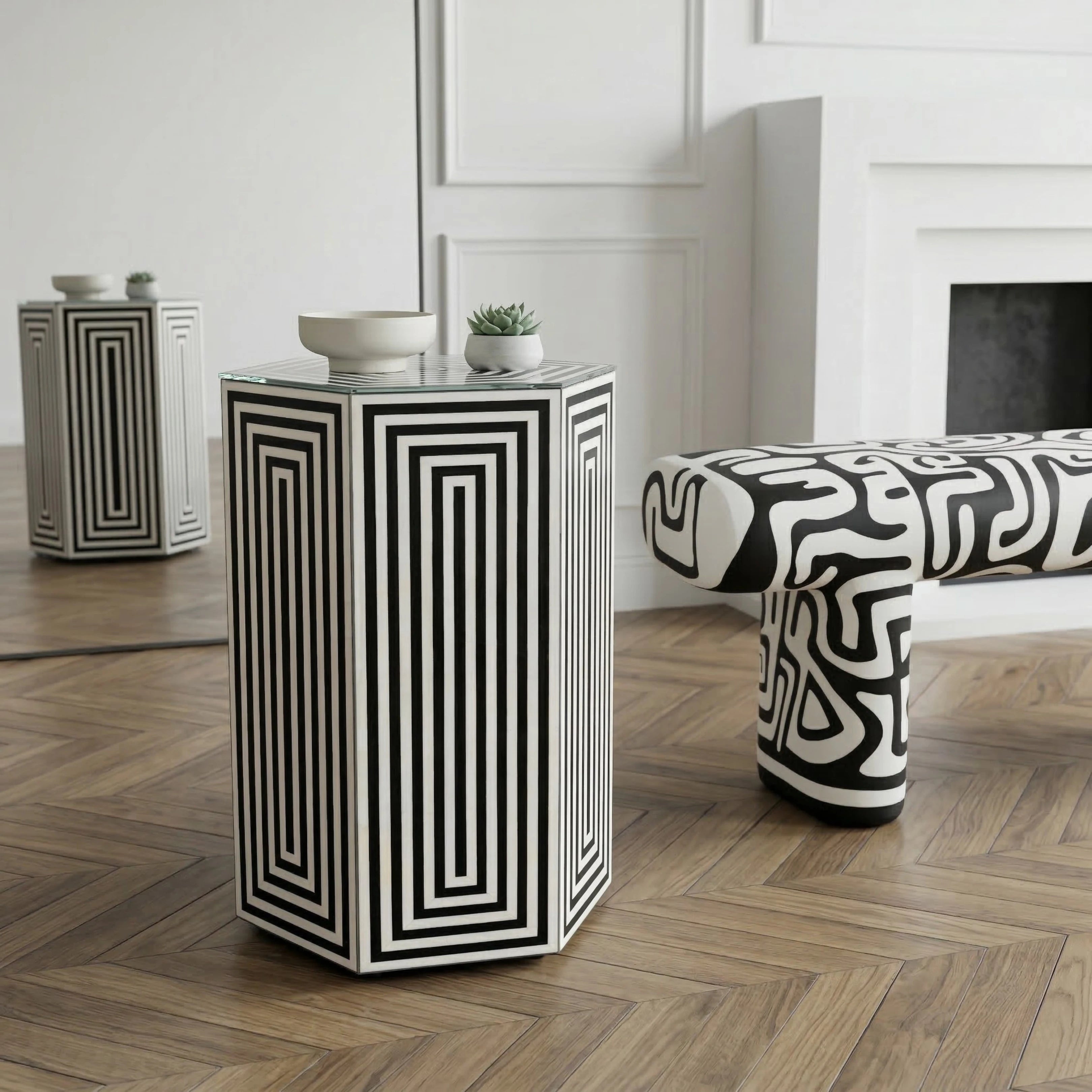 Parallax Side Table Table Interior Moderna Default Title