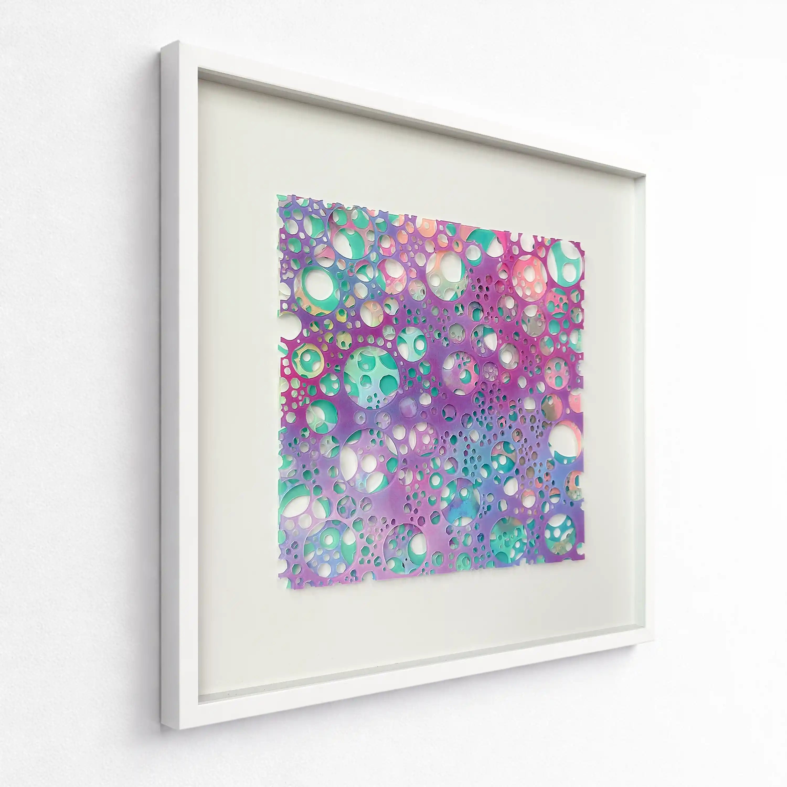 Perforated Spectrum Wall Art Jianzhi