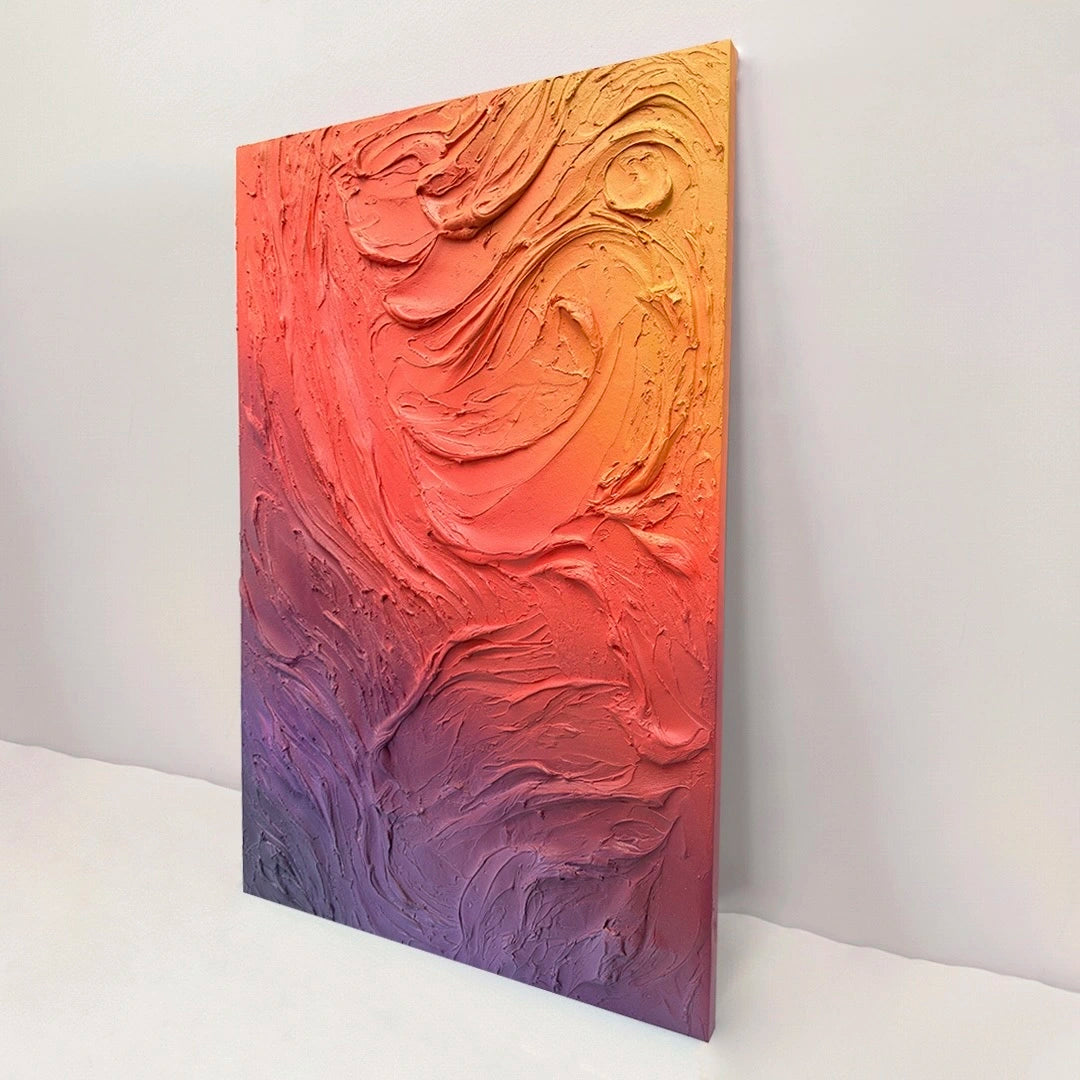 Pigment Fields | Ember Mass Wall Art Jianzhi
