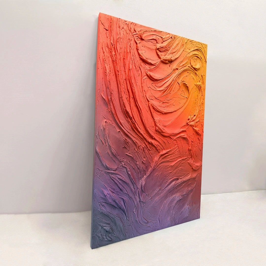 Pigment Fields | Ember Mass Wall Art Jianzhi