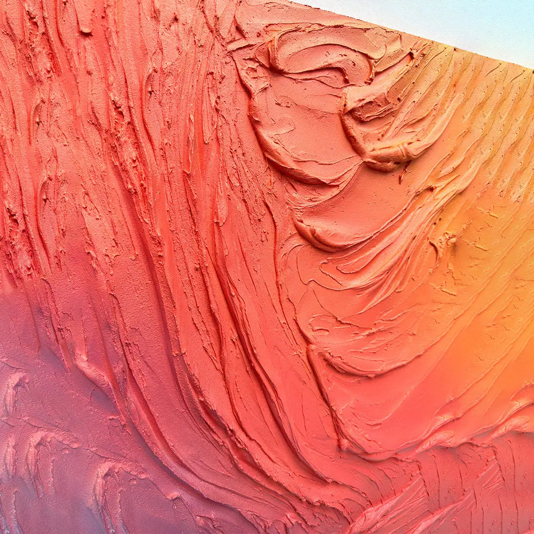Pigment Fields | Ember Mass Wall Art Jianzhi