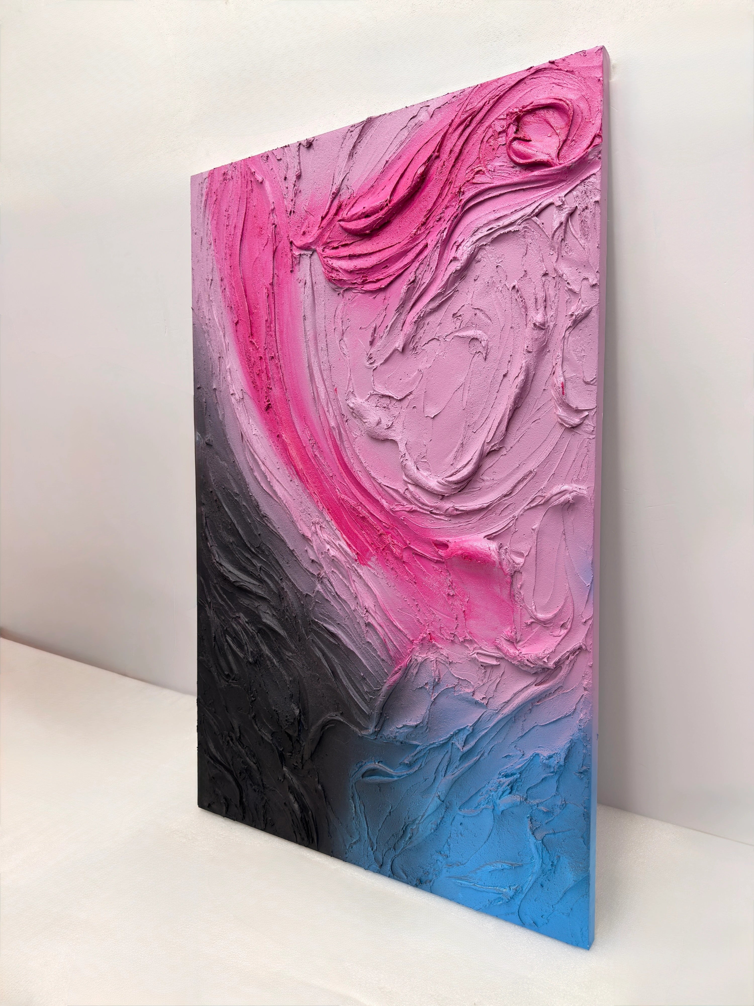 Pigment Fields | Rosé Fault Wall Art Interior Moderna