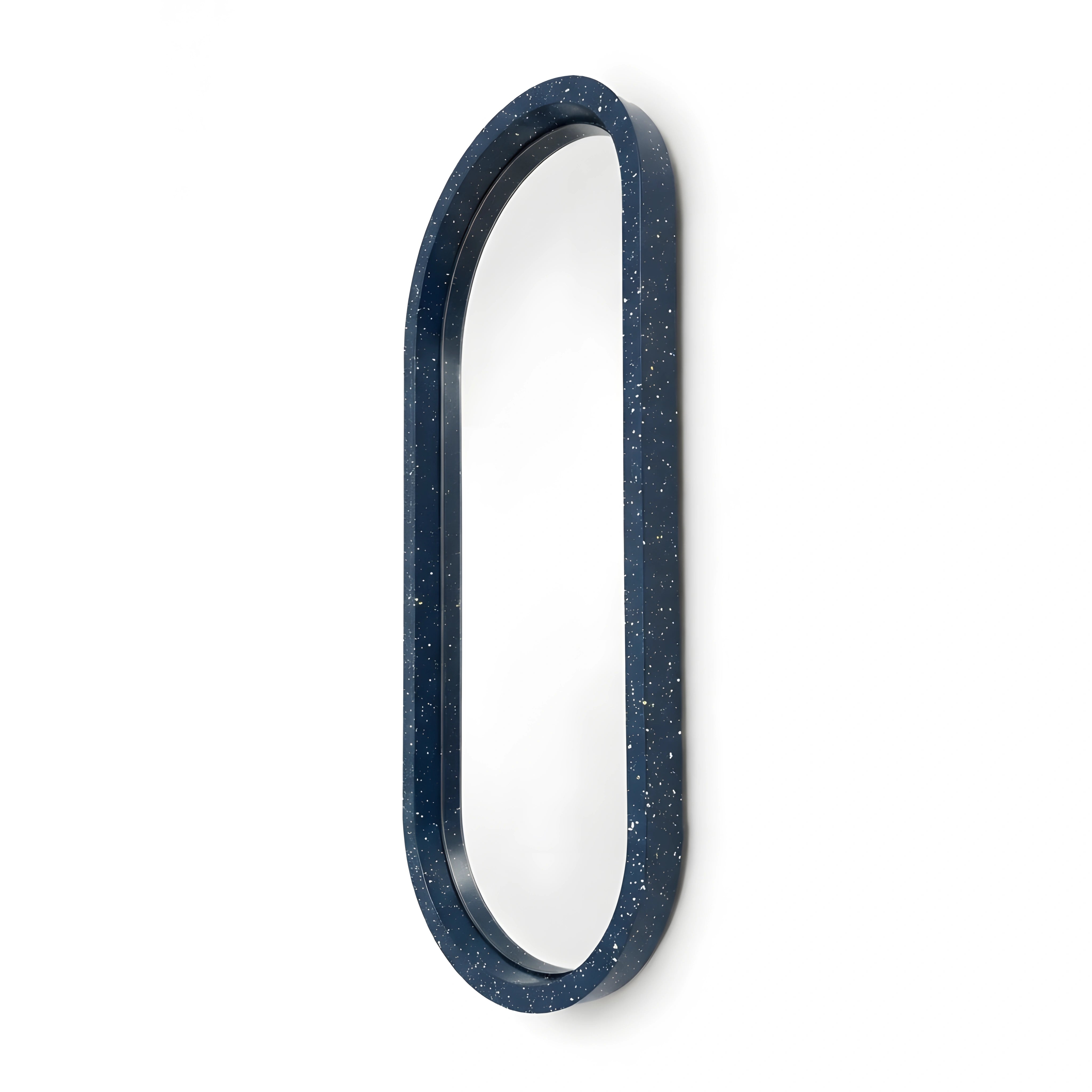 The Pill Mirror | Speckled Blue Mirror Interior Moderna