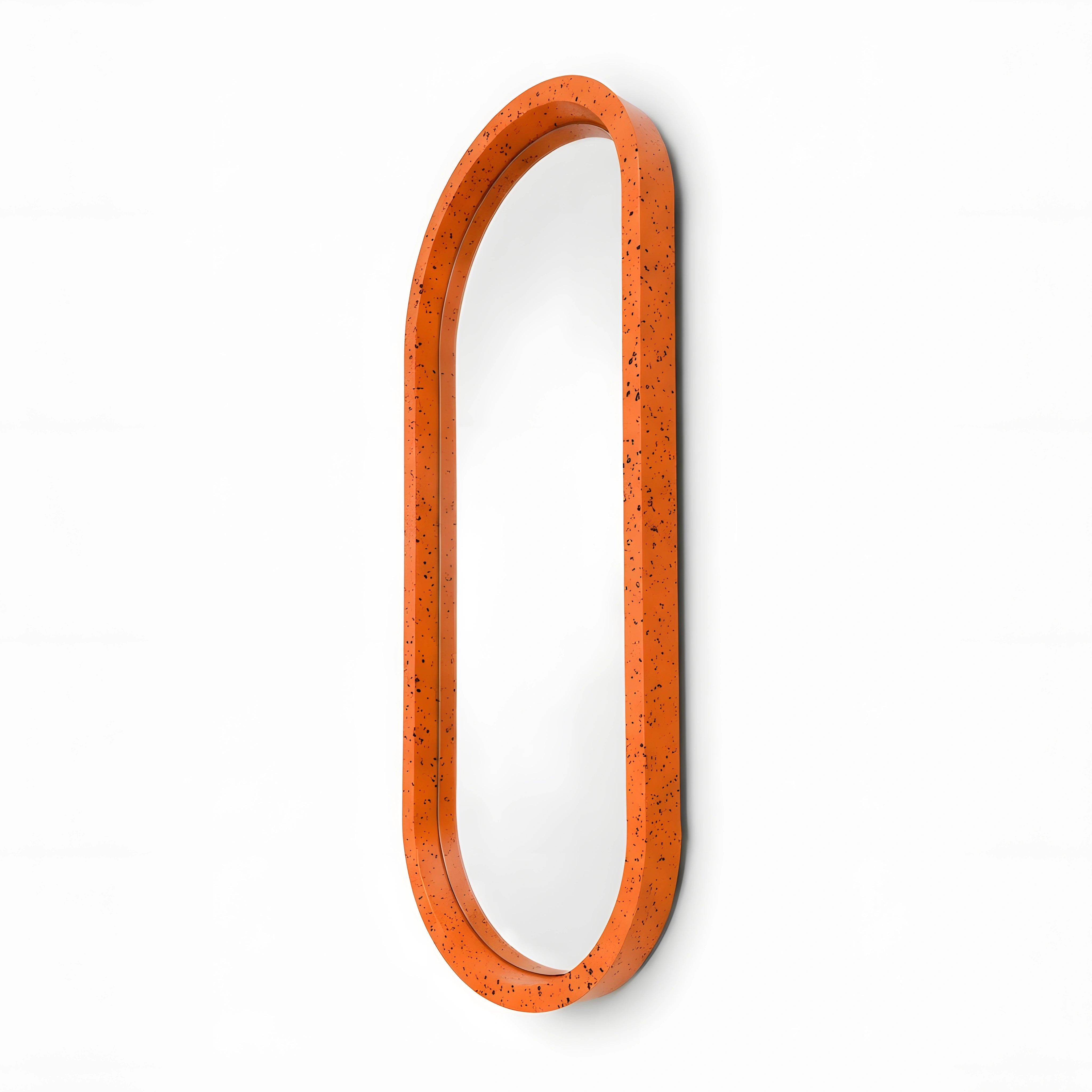 The Pill Mirror | Speckled Orange Mirror Interior Moderna