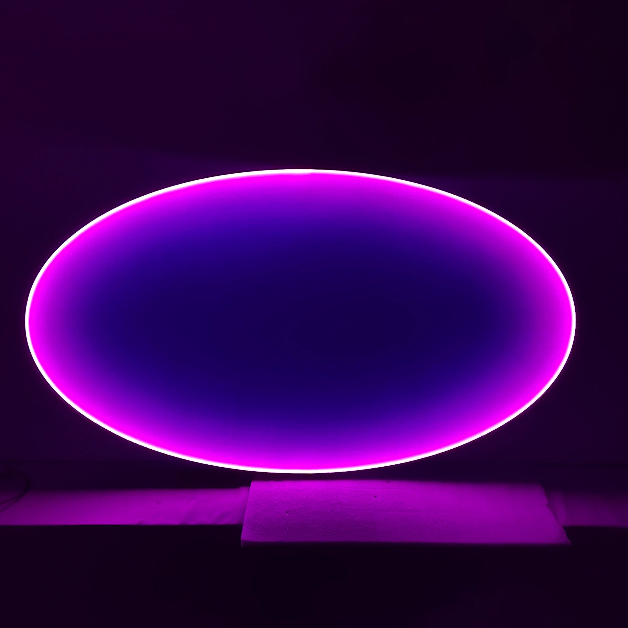 Threshold of Maybe | Dusk Magenta Wall Art Interior Moderna