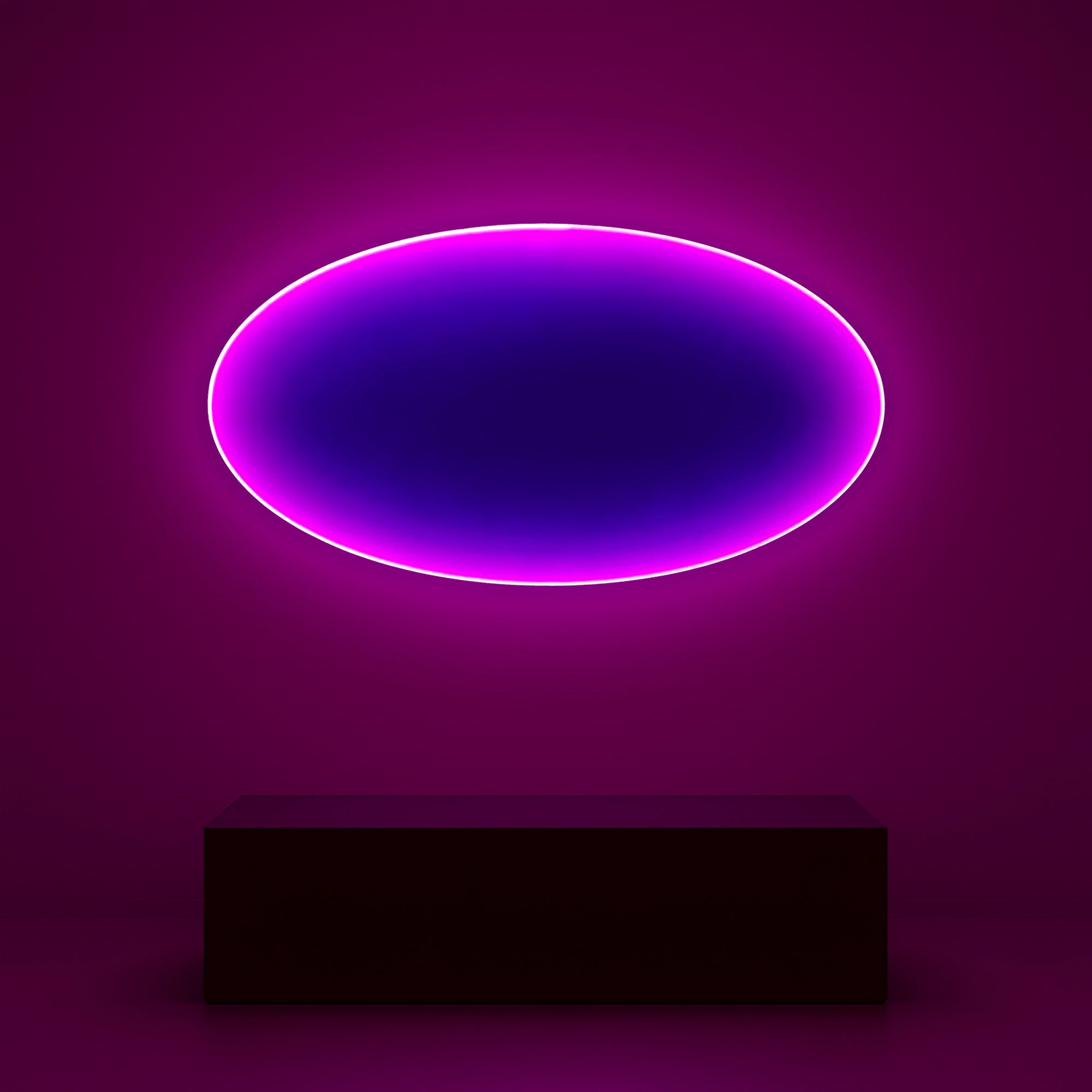 Threshold of Maybe | Dusk Magenta Wall Art Interior Moderna