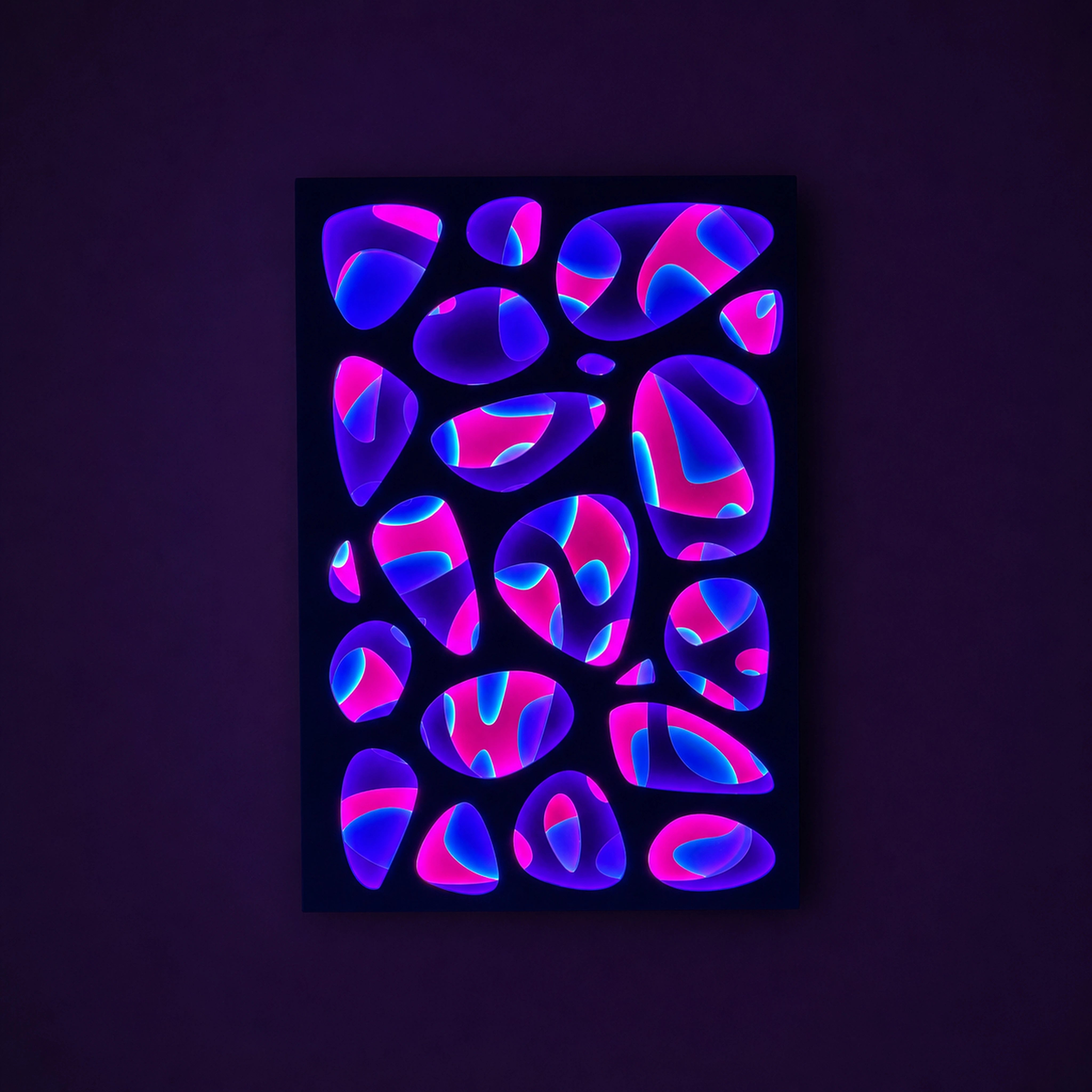 Spectral Flux | Prismatic Shift Wall Art Interior Moderna