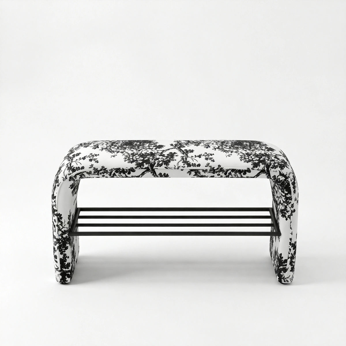 Sylvan Noir Entry Bench Bench Interior Moderna Small New
