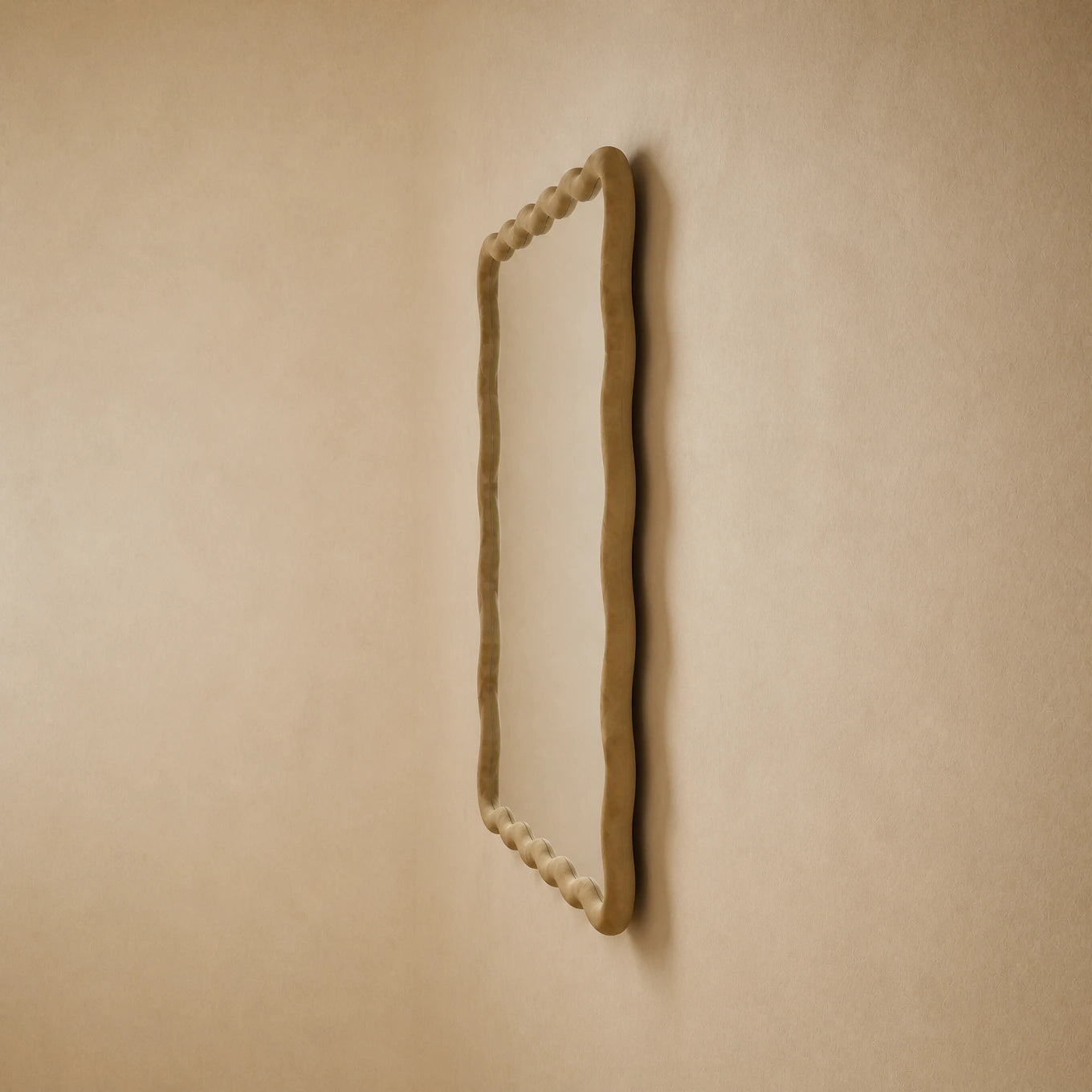 Velvet Wave Mirror Mirror Interior Moderna
