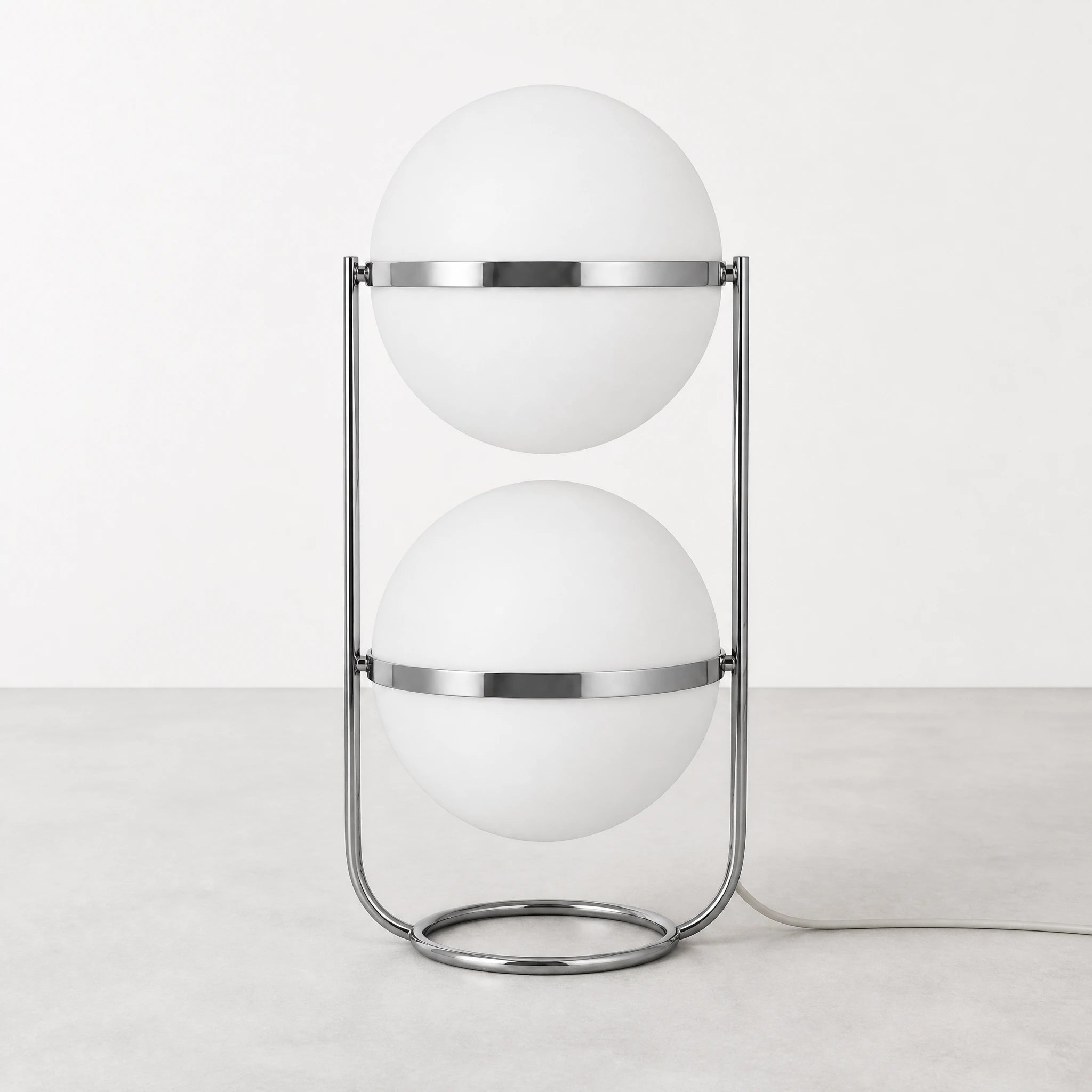 Solus Double Sphere Table Lamp Lamp Interior Moderna New