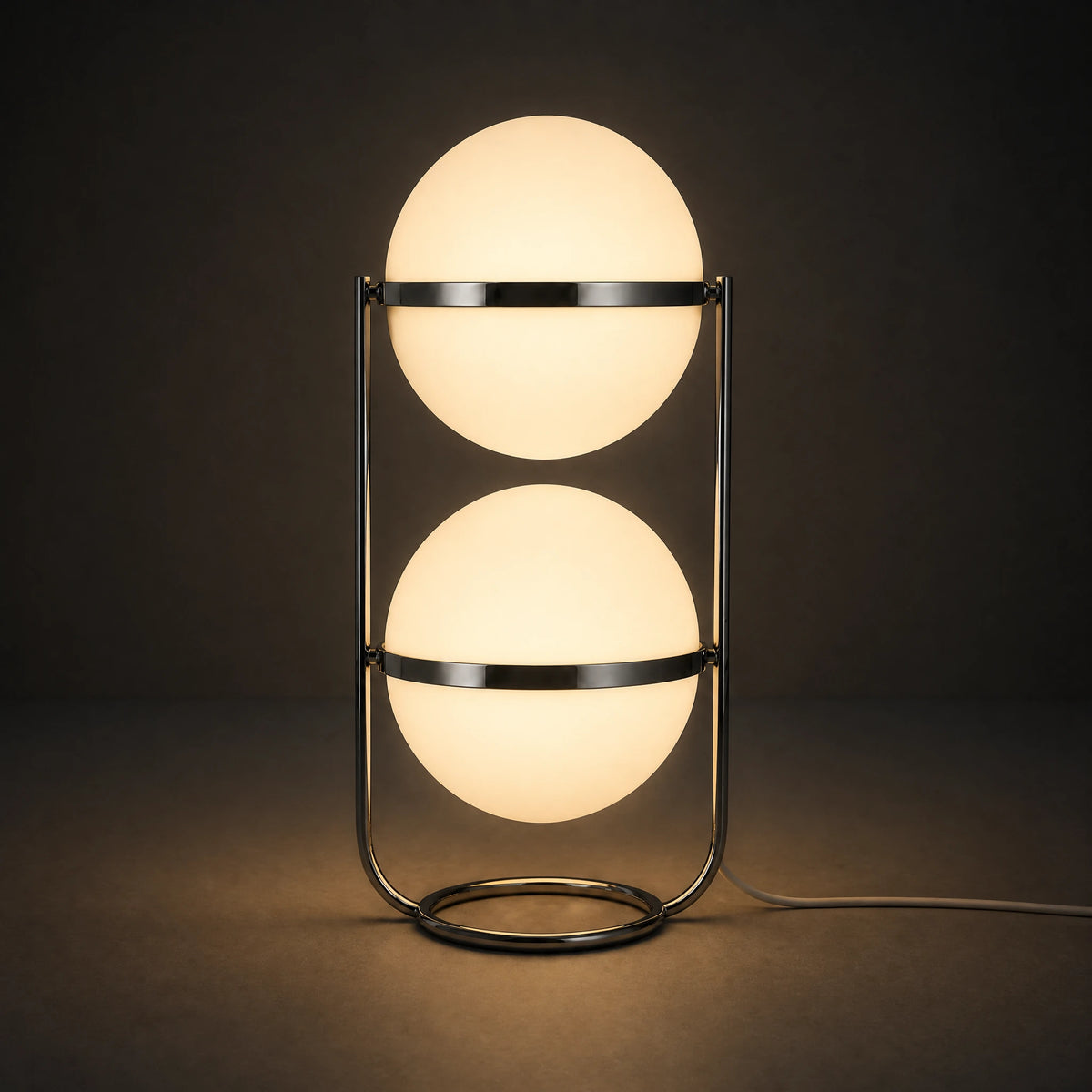 Solus Double Sphere Table Lamp Lamp Interior Moderna New