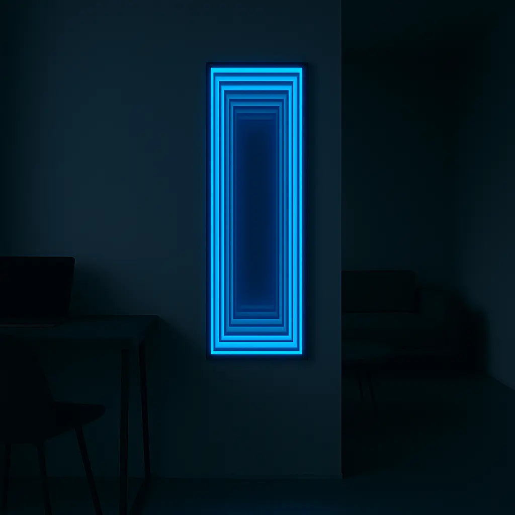 Tall Infinity Mirror Mirror Interior Moderna