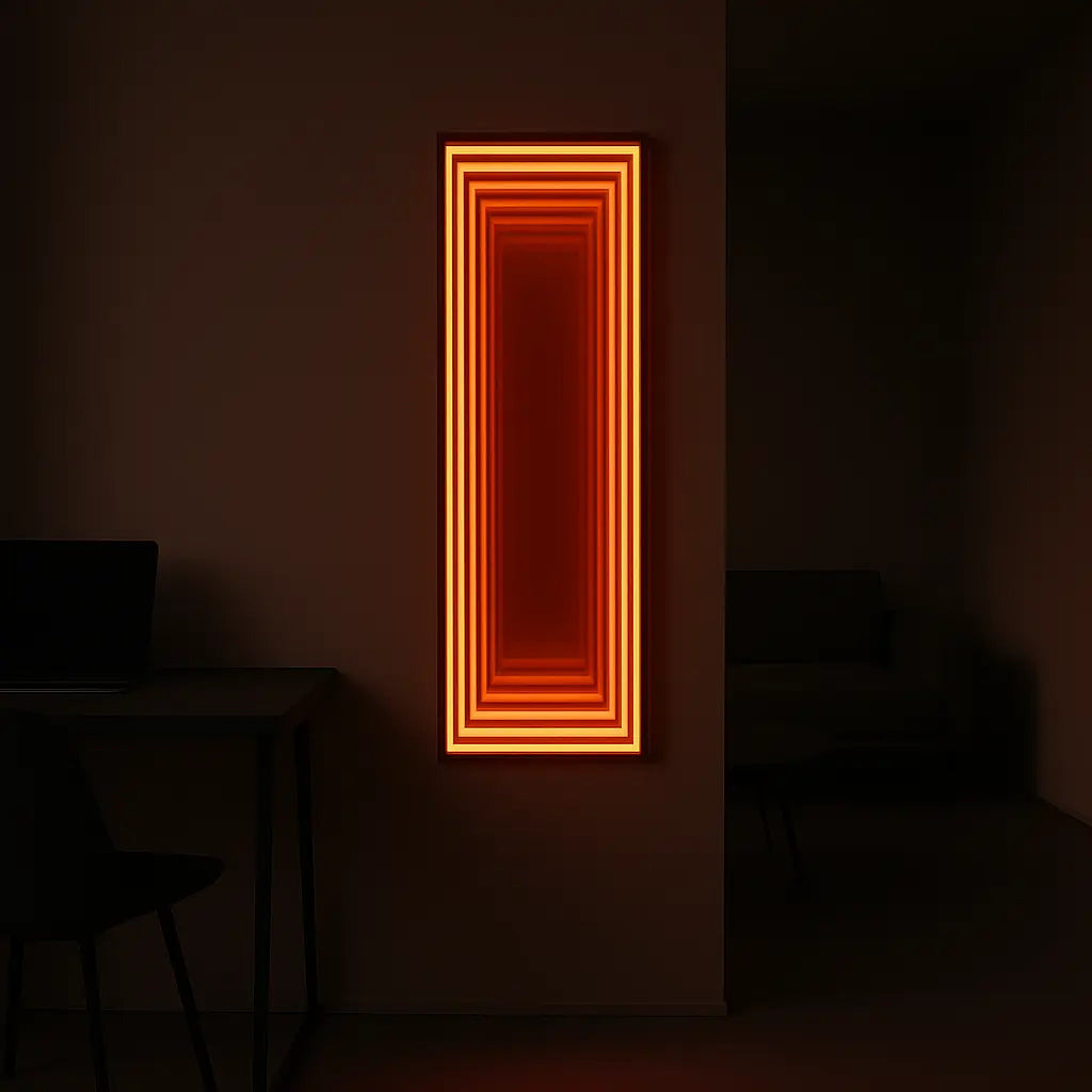 Tall Infinity Mirror Mirror Interior Moderna
