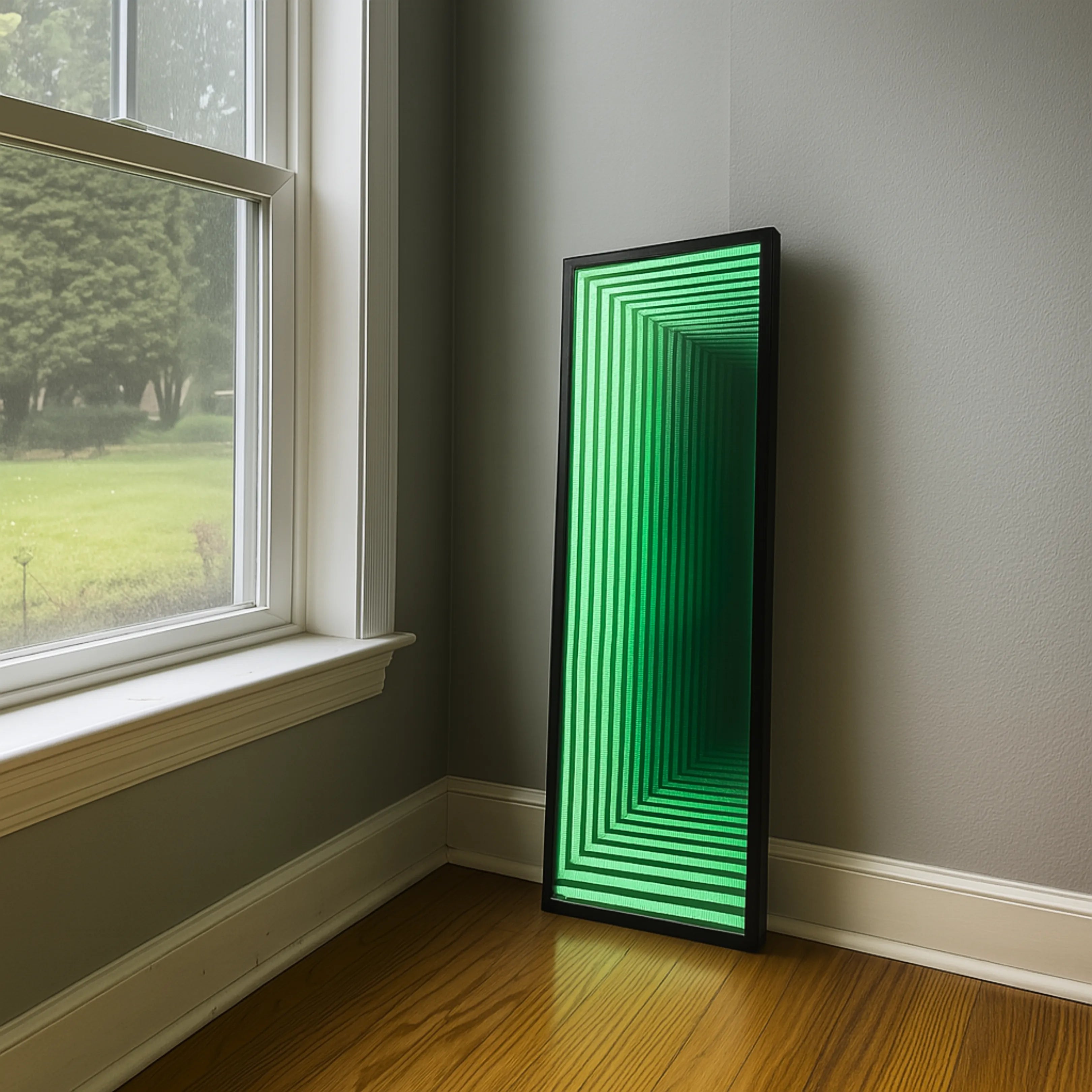 Tall Infinity Mirror Mirror Interior Moderna