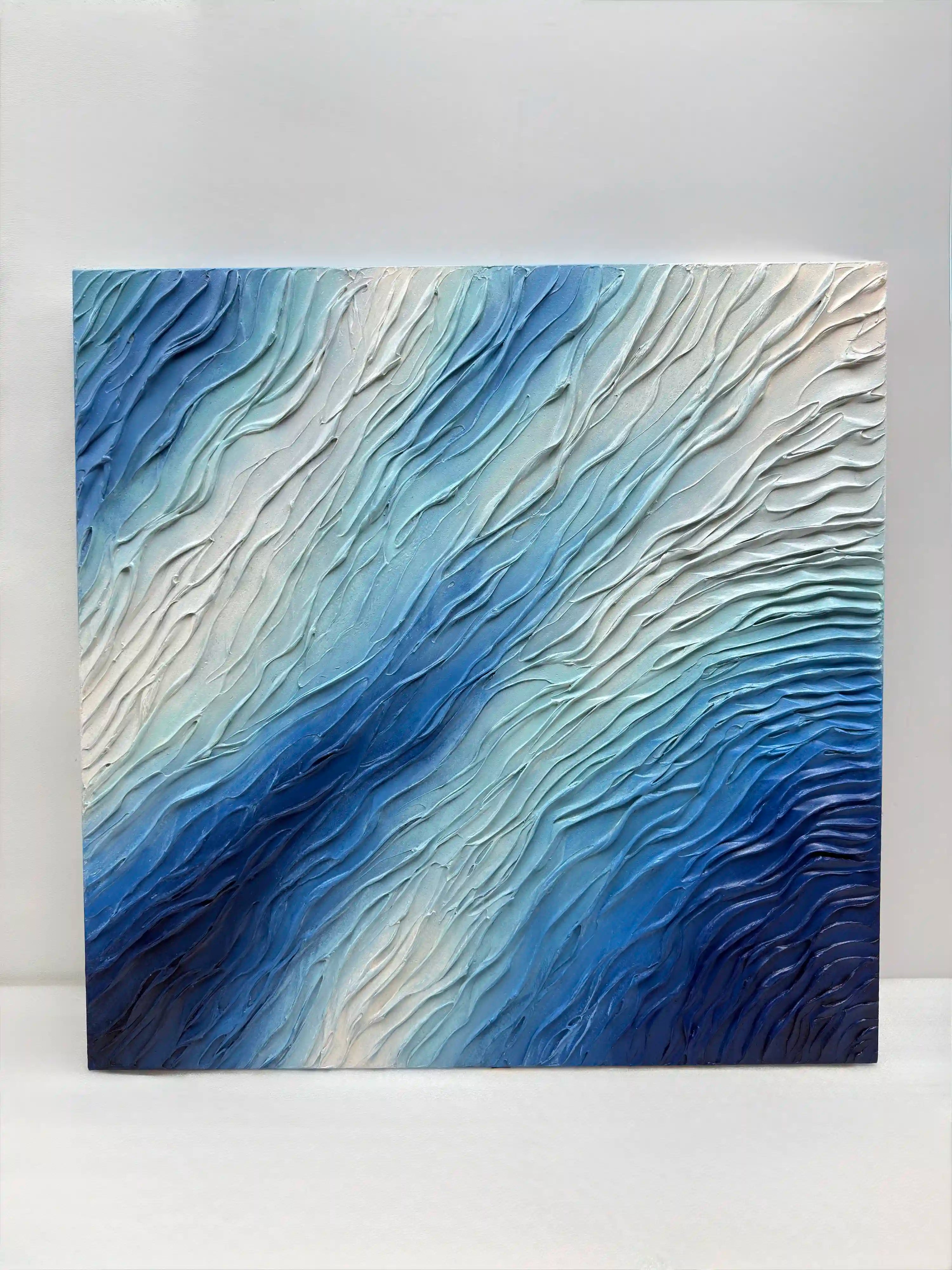 Tidal Veil Wall Art Jianzhi