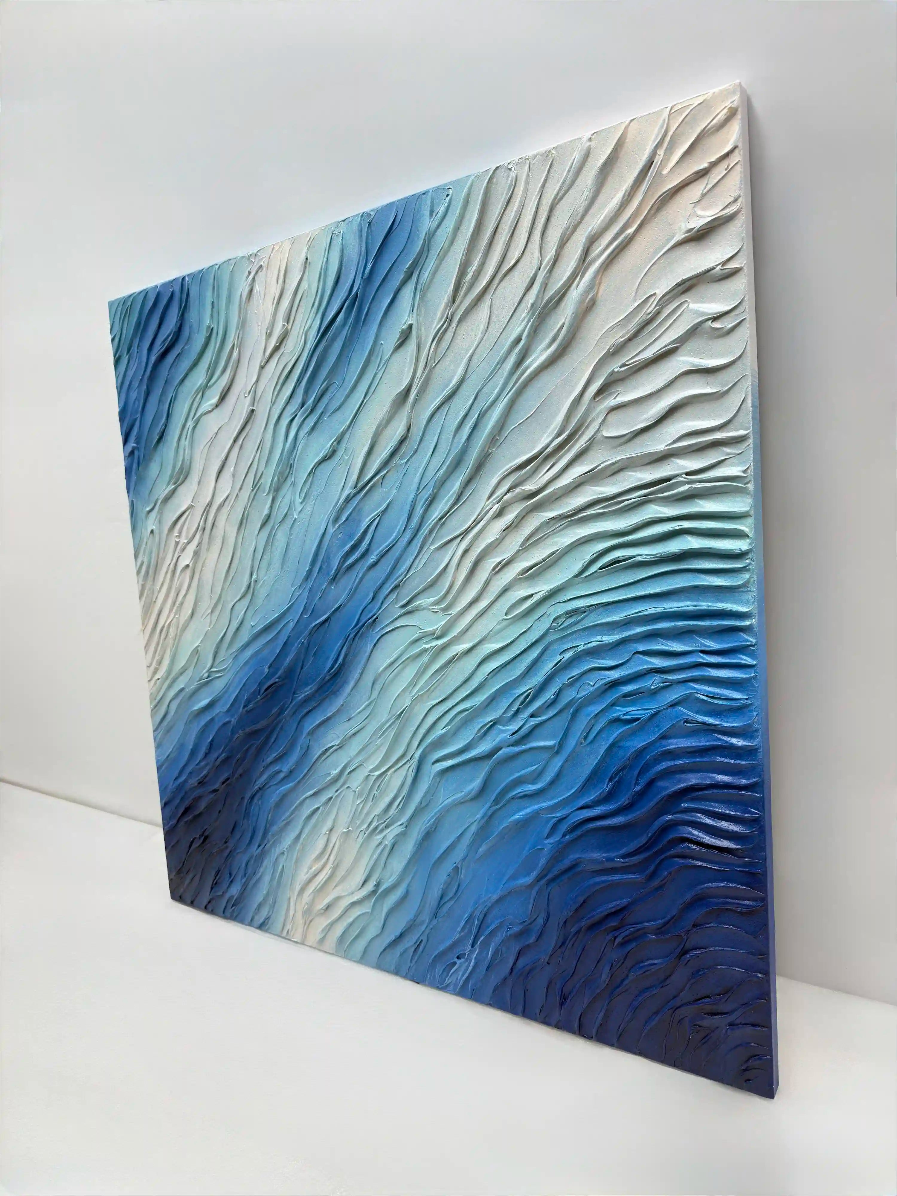 Tidal Veil Wall Art Jianzhi