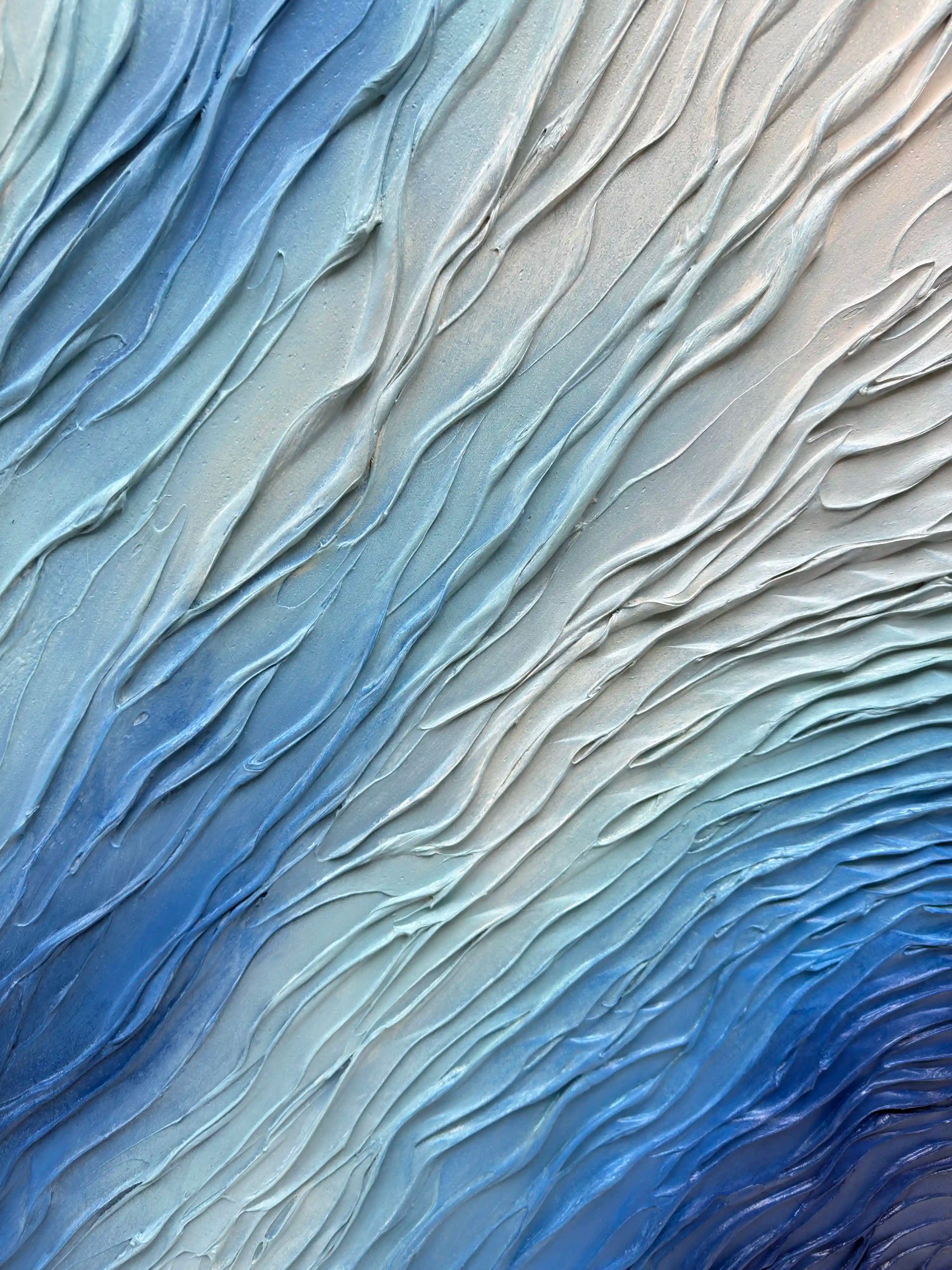 Tidal Veil Wall Art Jianzhi