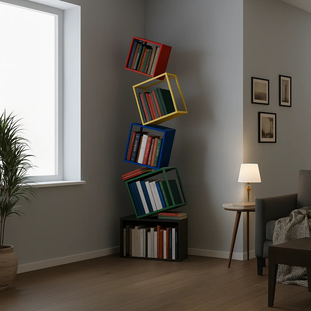 Totem Bookshelves Interior Moderna