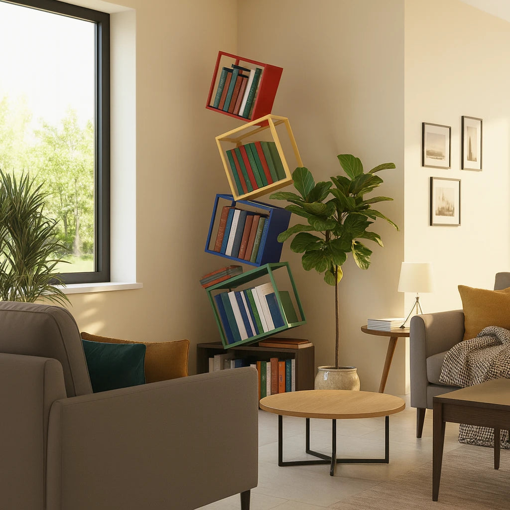 Totem Bookshelves Interior Moderna