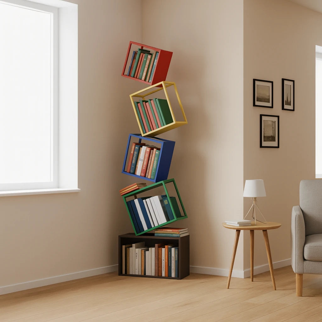 Totem Bookshelves Interior Moderna