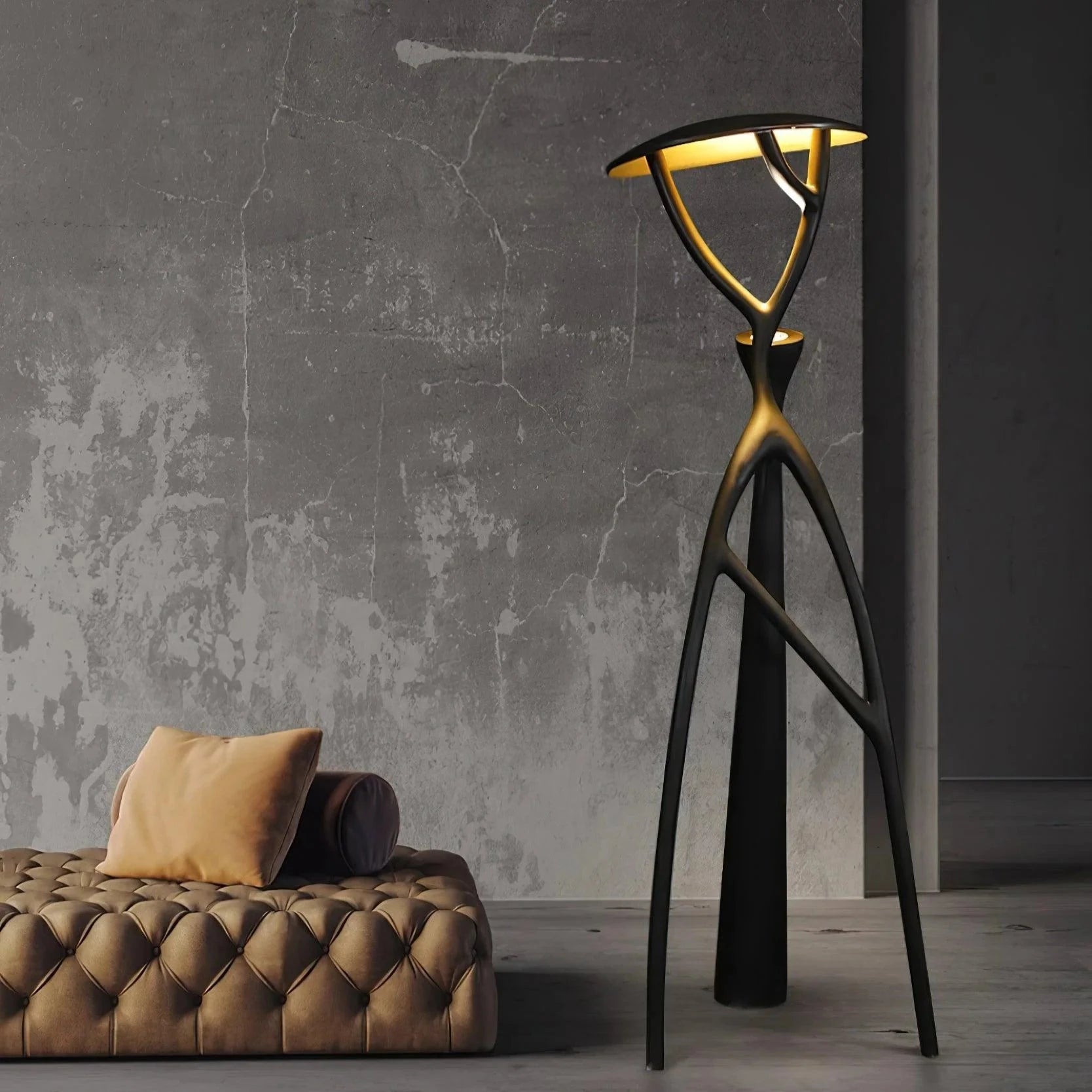 Humanoid Standing Tree Floor Lamp Lamp Interior Moderna