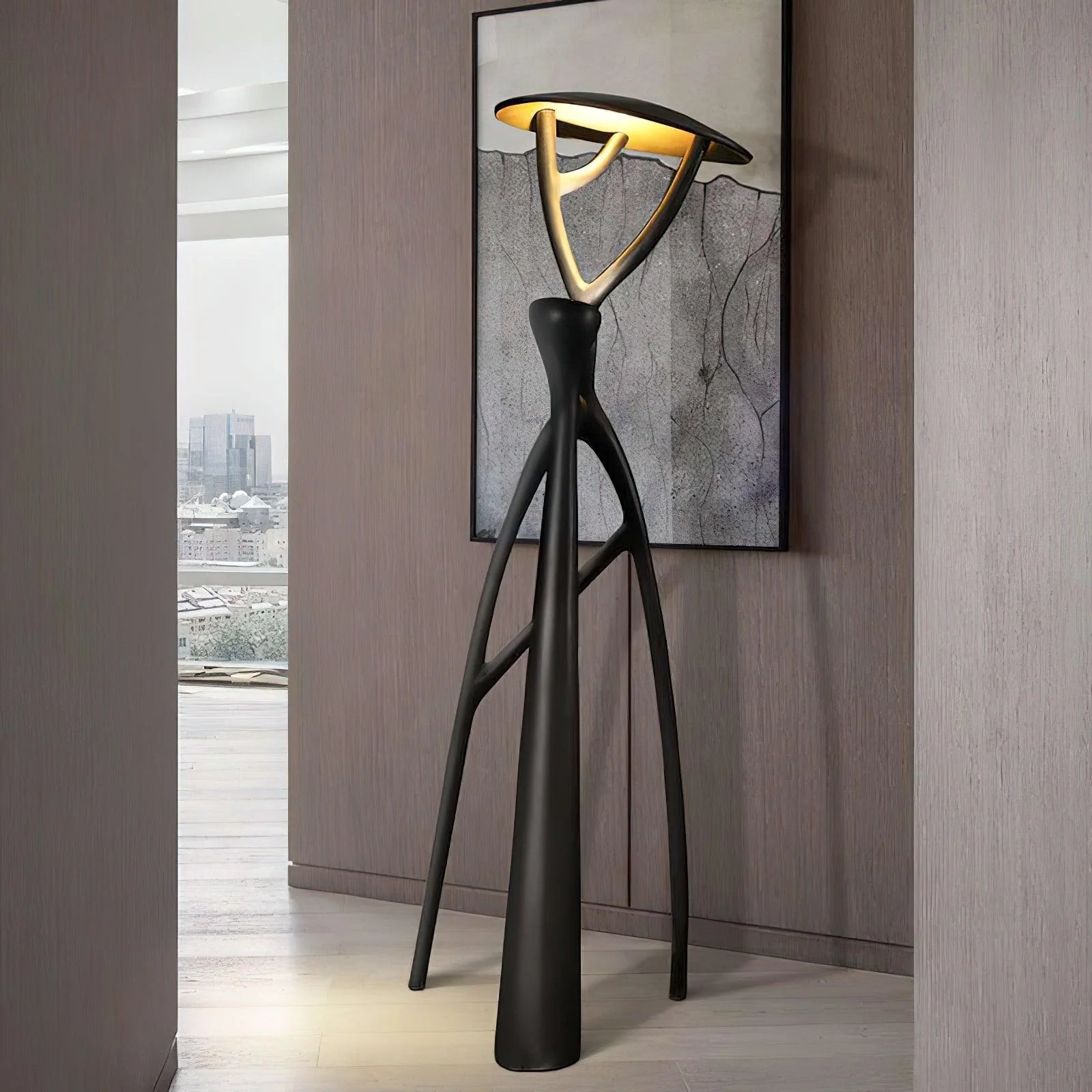 Humanoid Standing Tree Floor Lamp Lamp Interior Moderna
