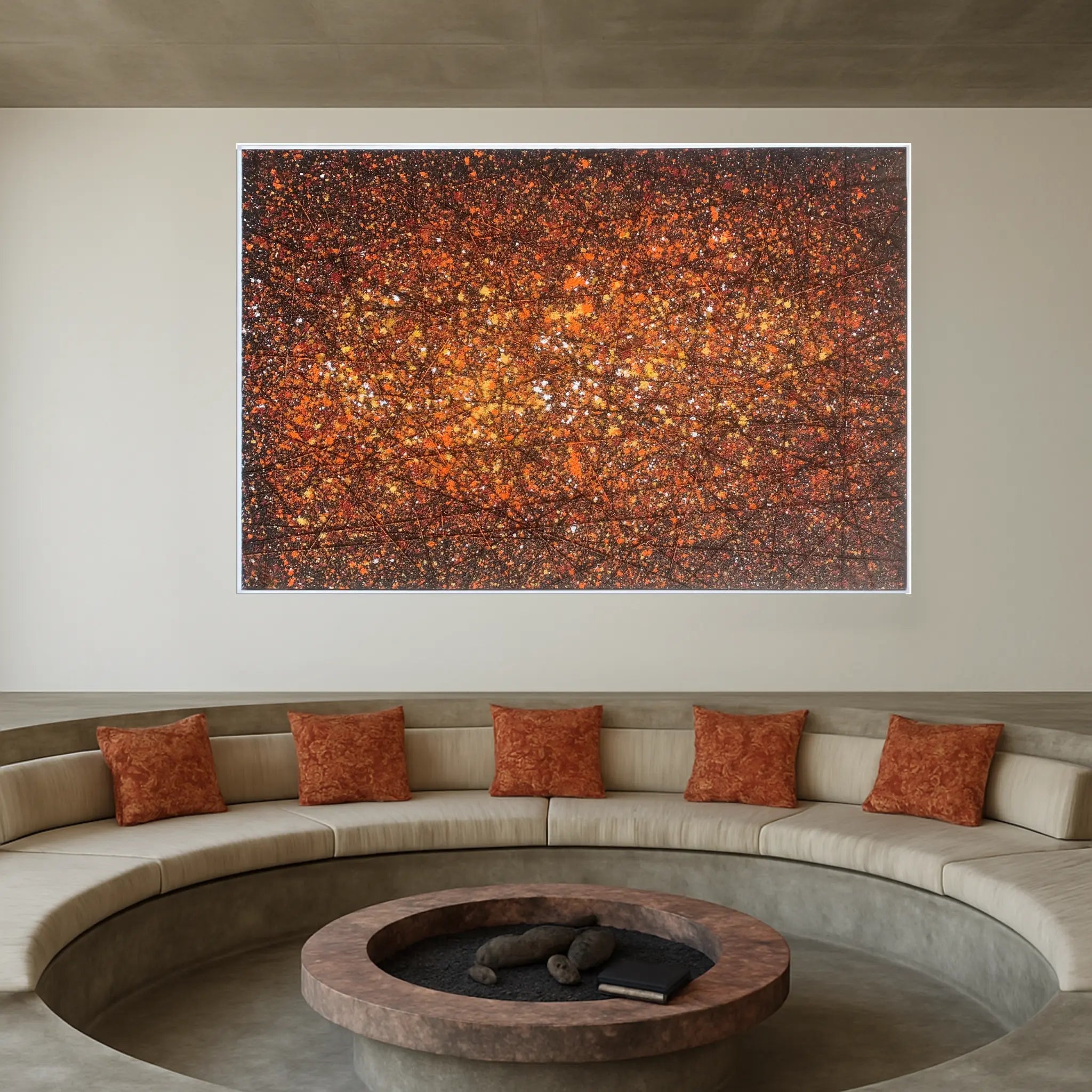 Abstract Stormscape Wall Art Interior Moderna