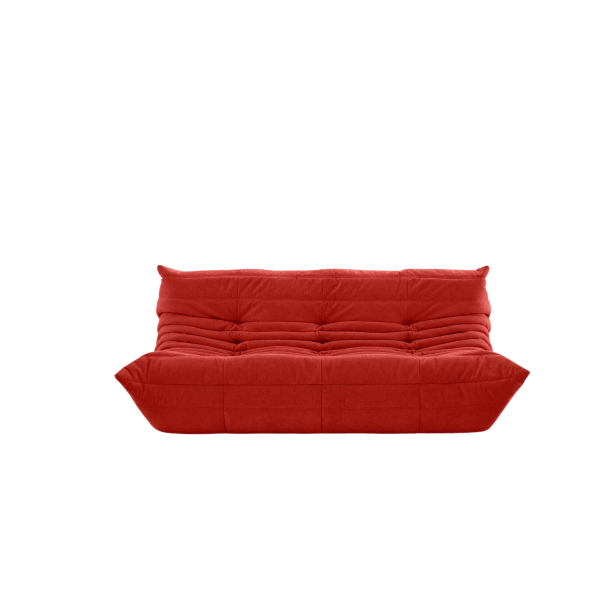 Togo Three Seater Sofa Interior Moderna Lava Red