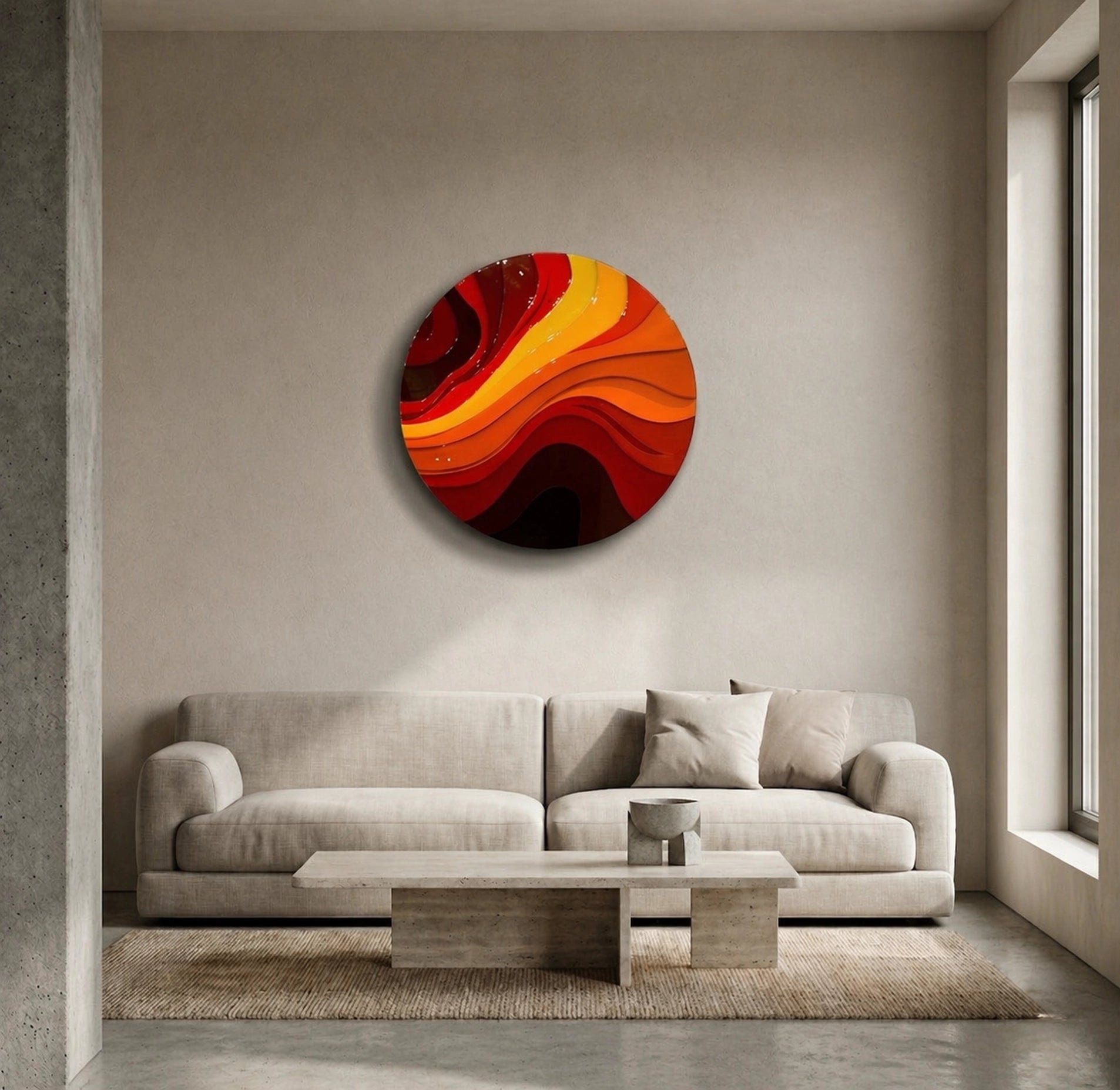 Thermal Strata Wall Art Interior Moderna