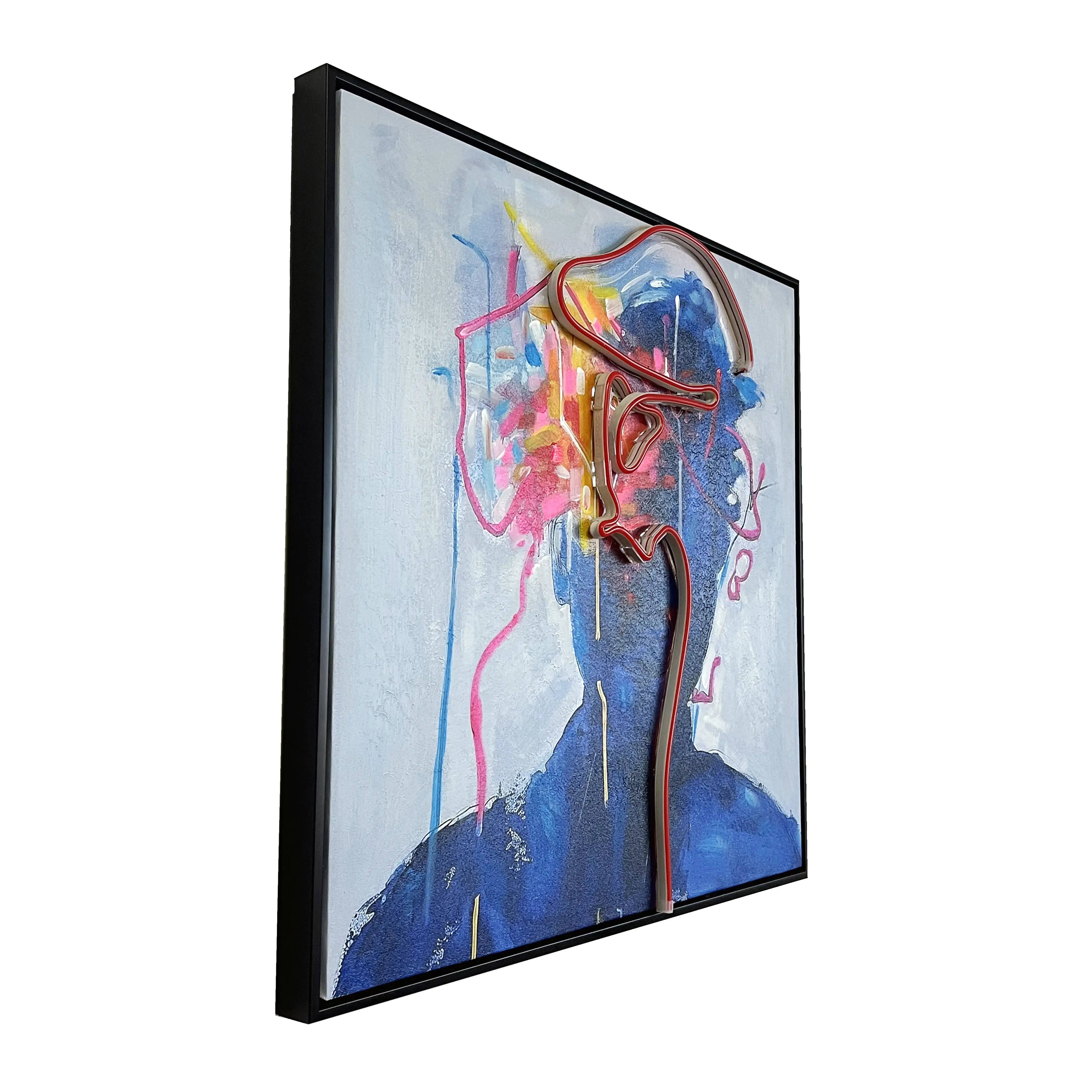 Red Memory Wall Art Interior Moderna