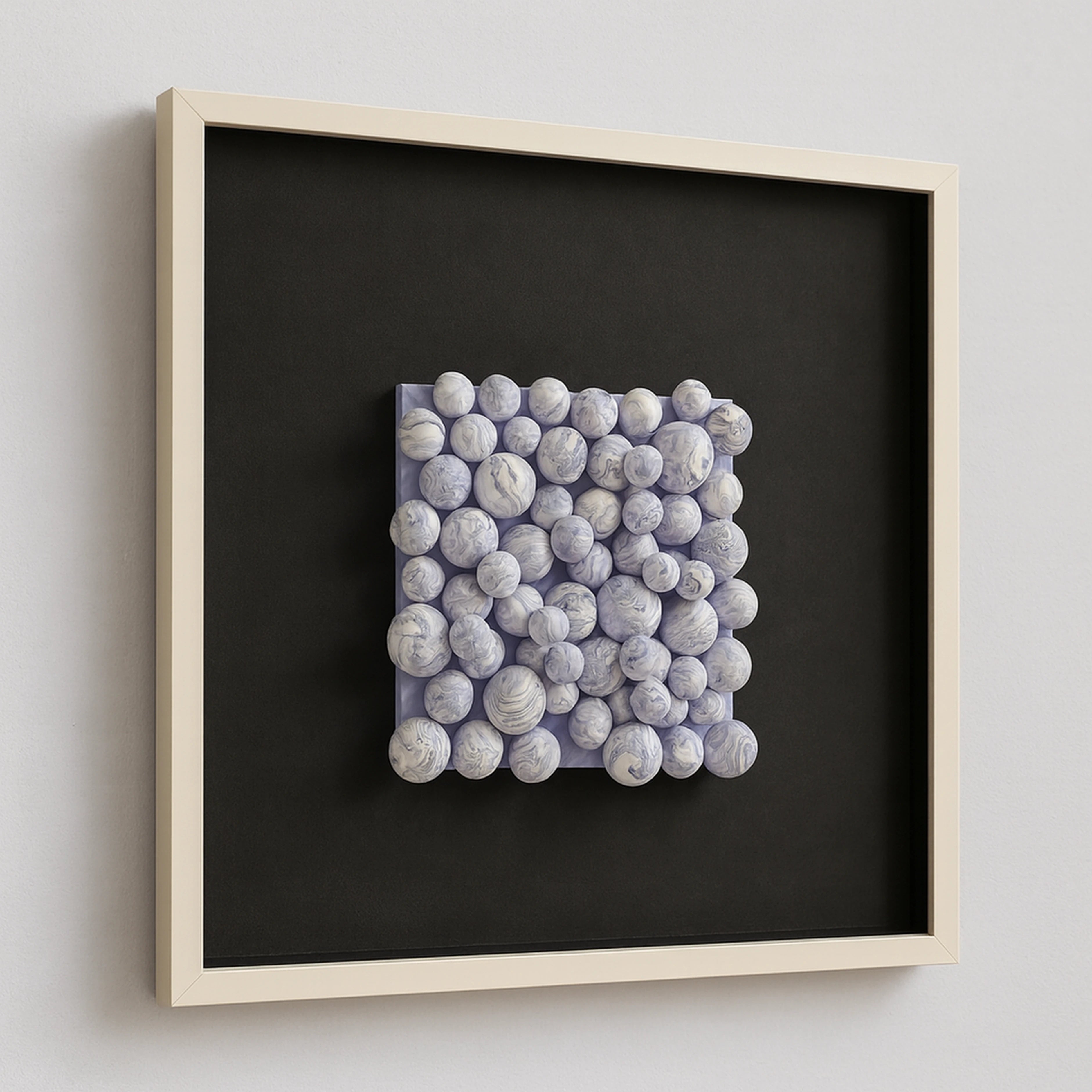 Purple Haze Bubble Cluster Wall Art Interior Moderna