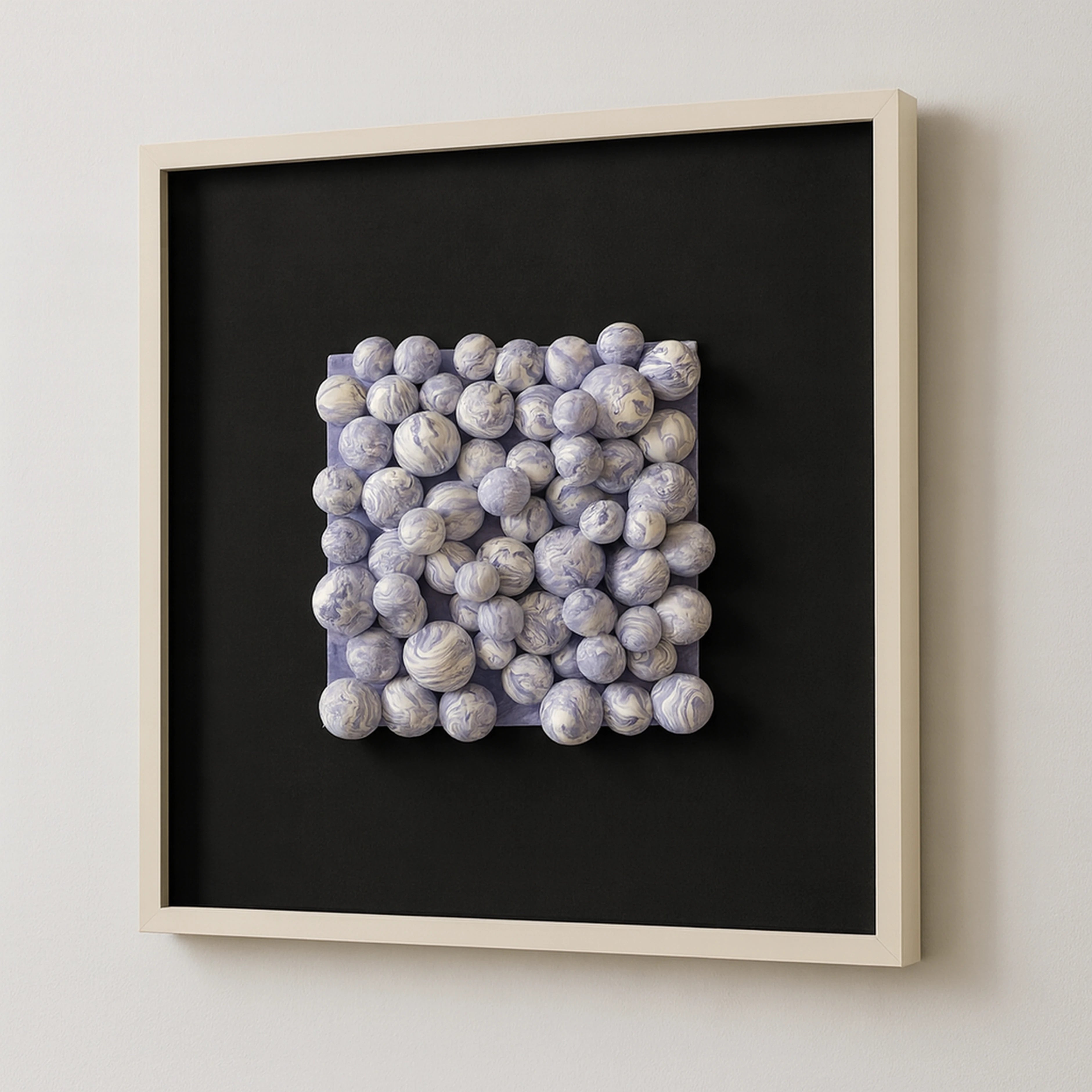 Purple Haze Bubble Cluster Wall Art Interior Moderna