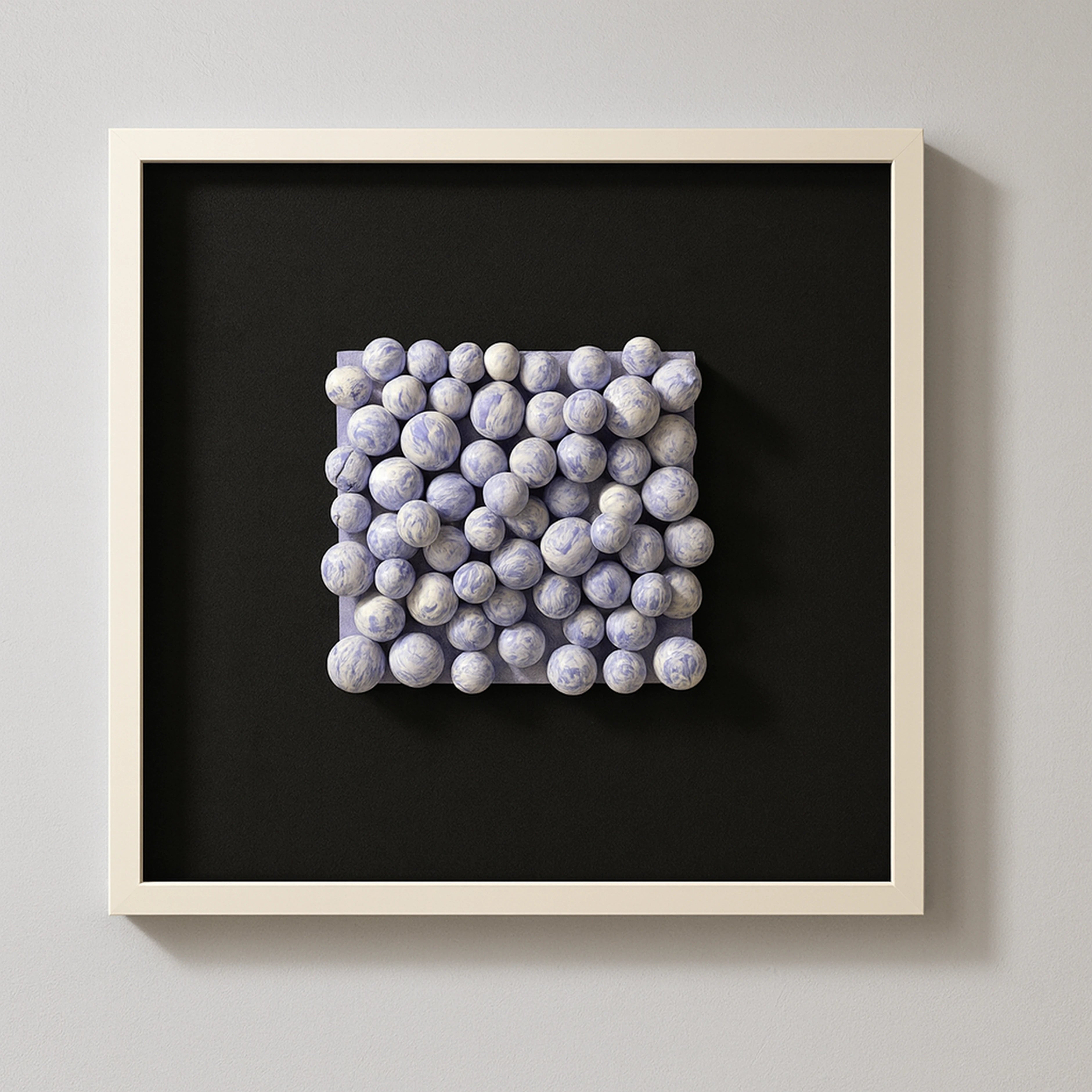 Purple Haze Bubble Cluster Wall Art Interior Moderna New