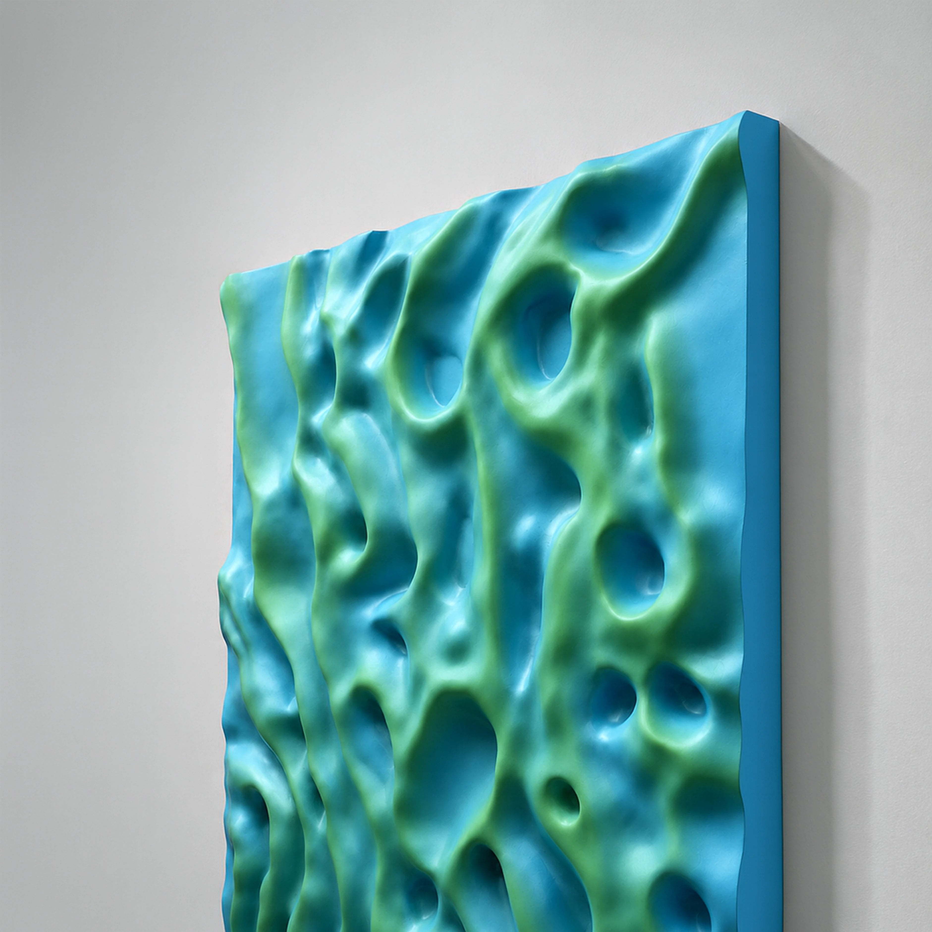 Fault Lines | Verdant Flux Wall Art Interior Moderna