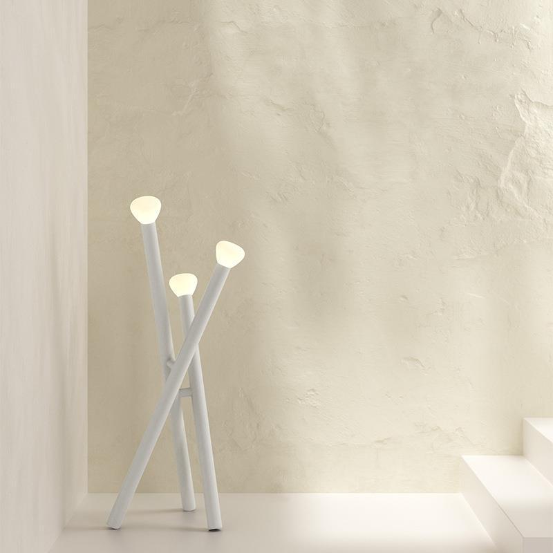 Matchstick Lamp Lamp Interior Moderna Floor Lamp White