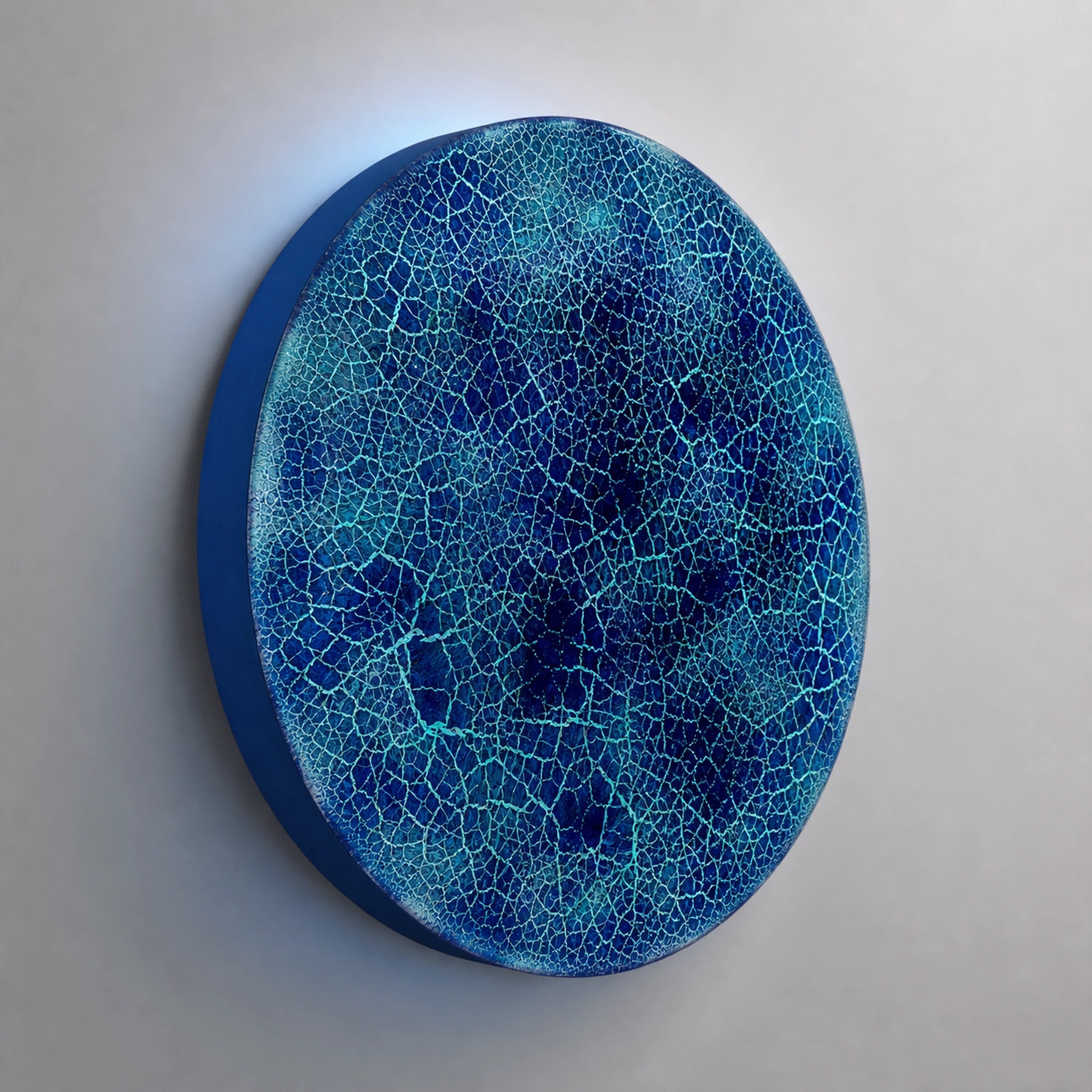 Where Matter Breaks | Fractured Ice Wall Art Interior Moderna