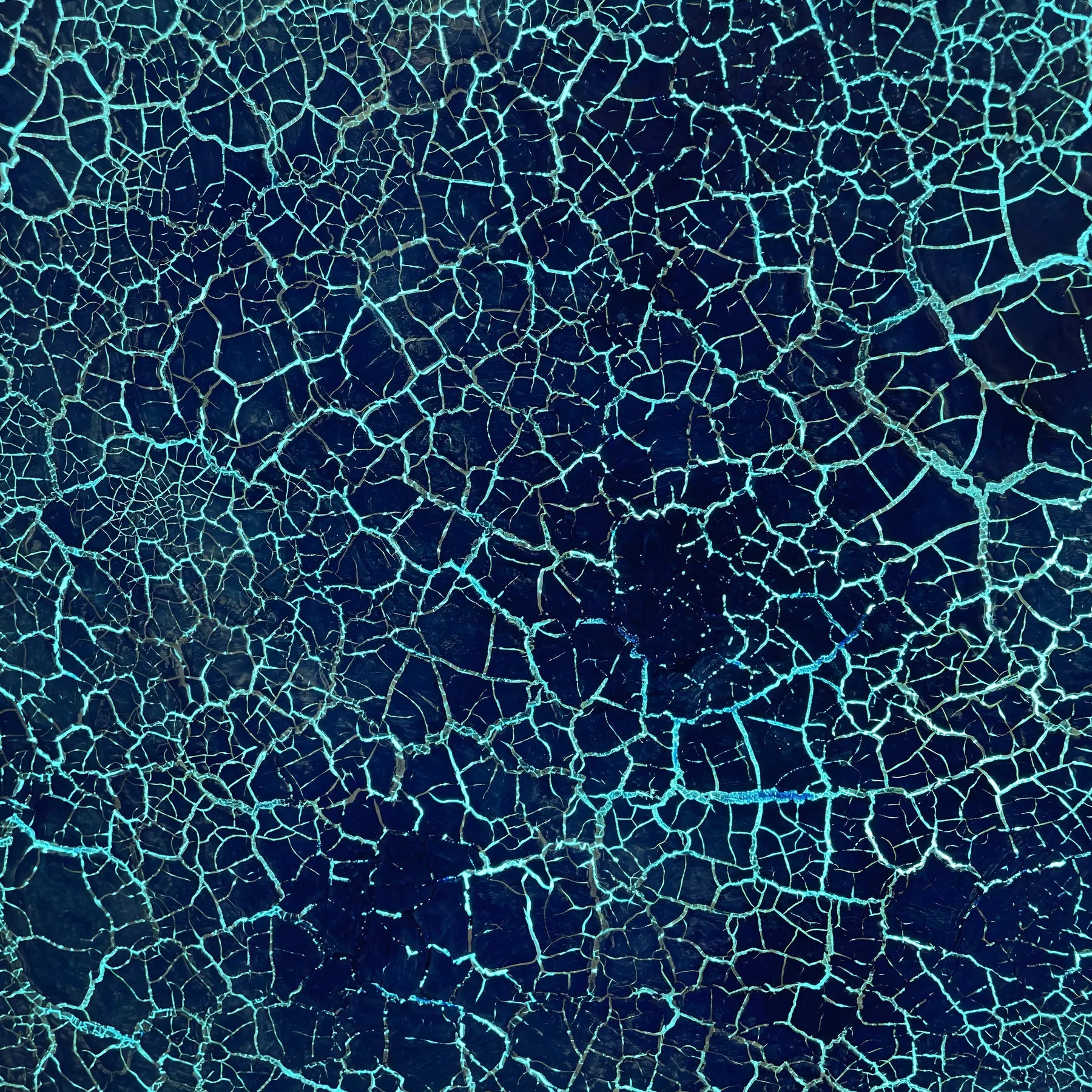 Where Matter Breaks | Fractured Ice Wall Art Interior Moderna
