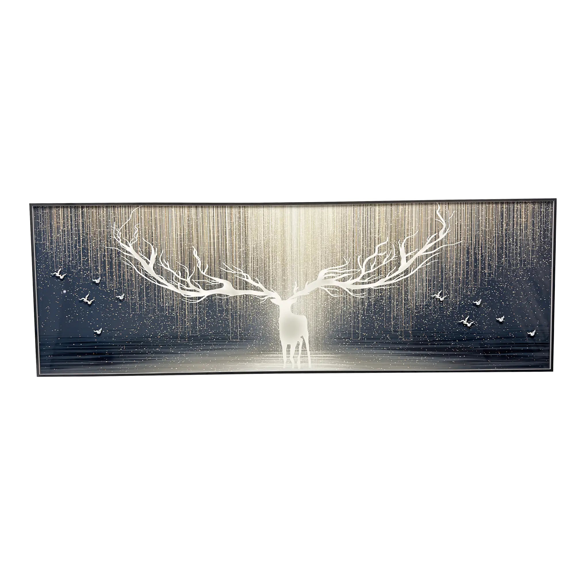 Starlit Elk Wall Art Interior Moderna