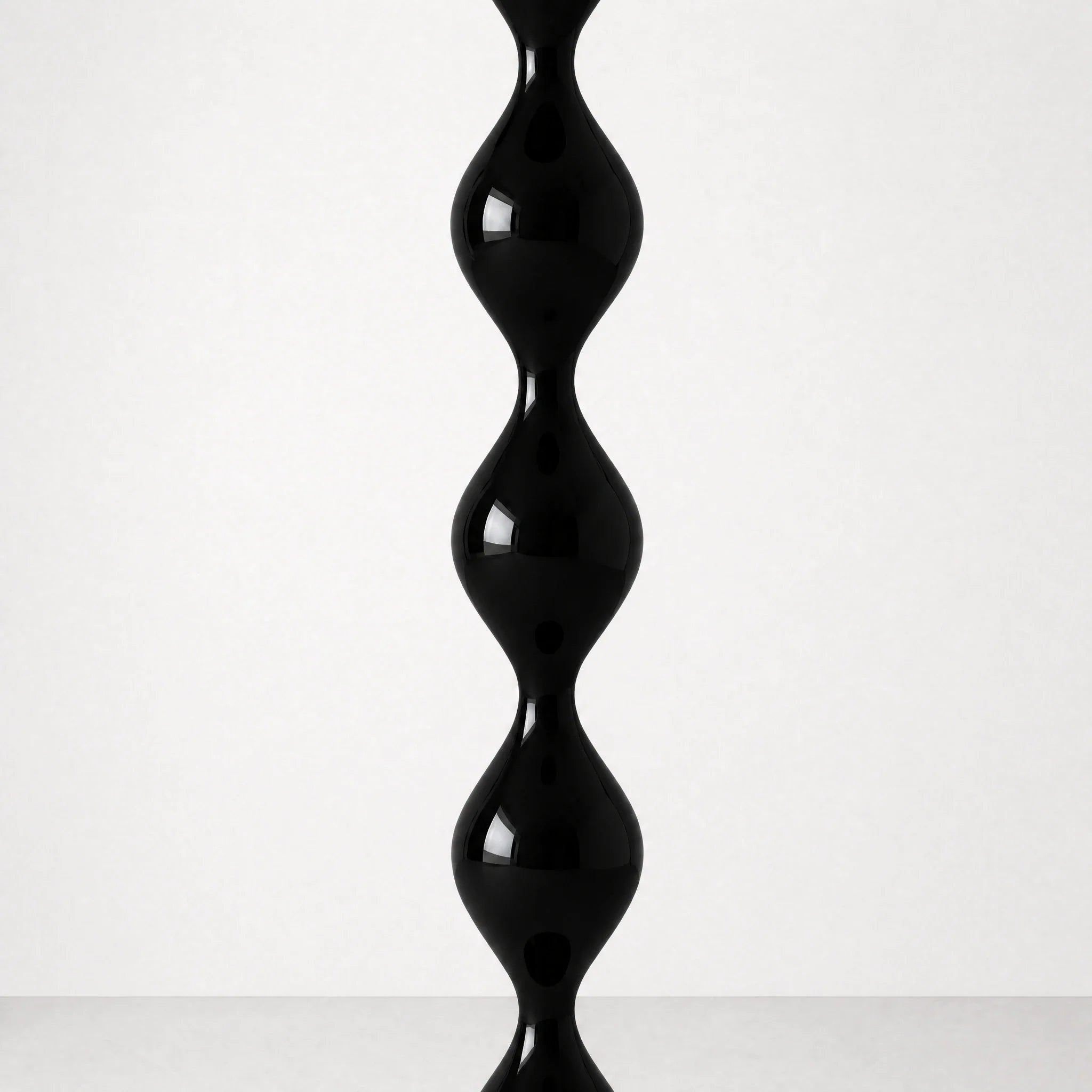 Black Zara Groove Floor Lamp — view 5