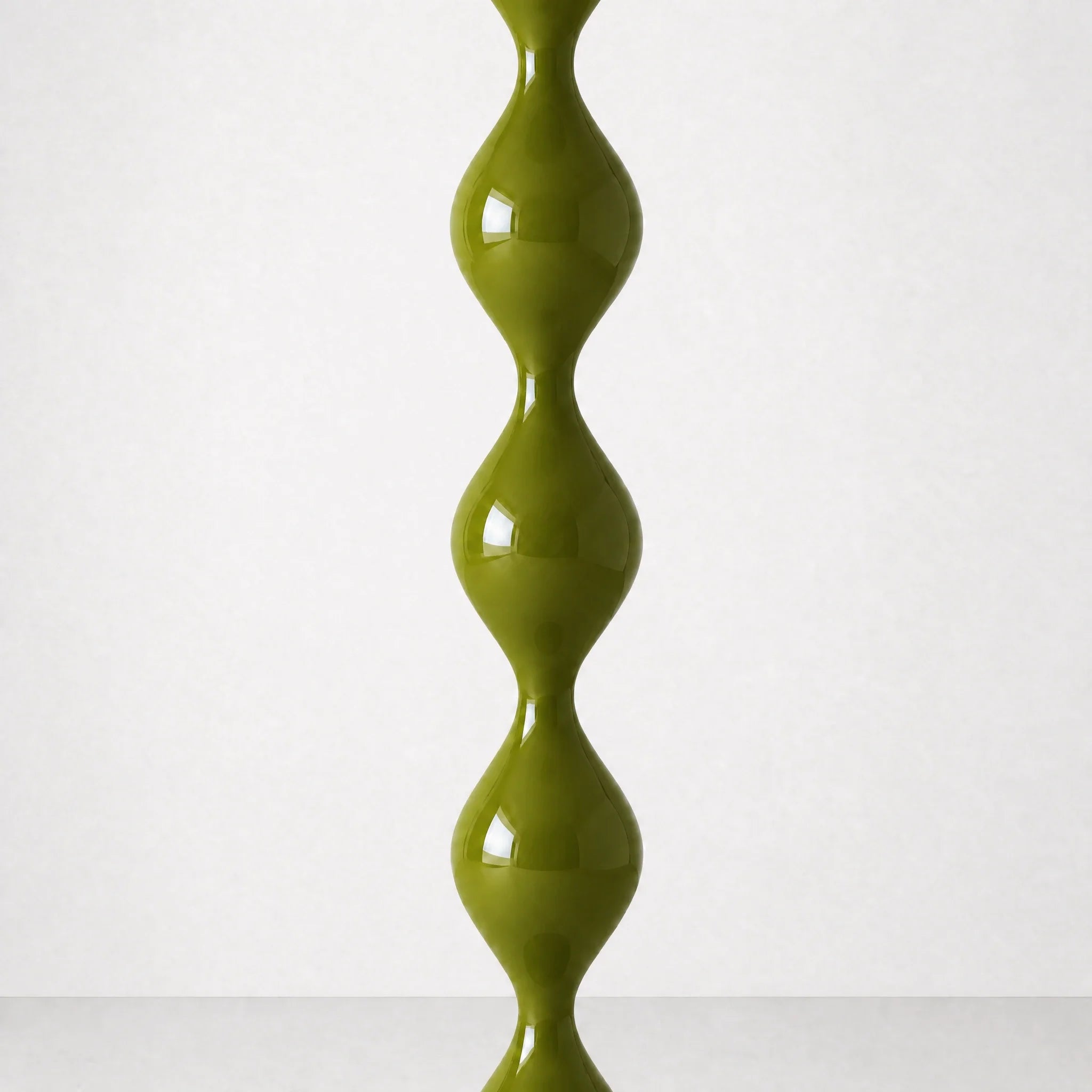 Green Zara Groove Floor Lamp — view 4